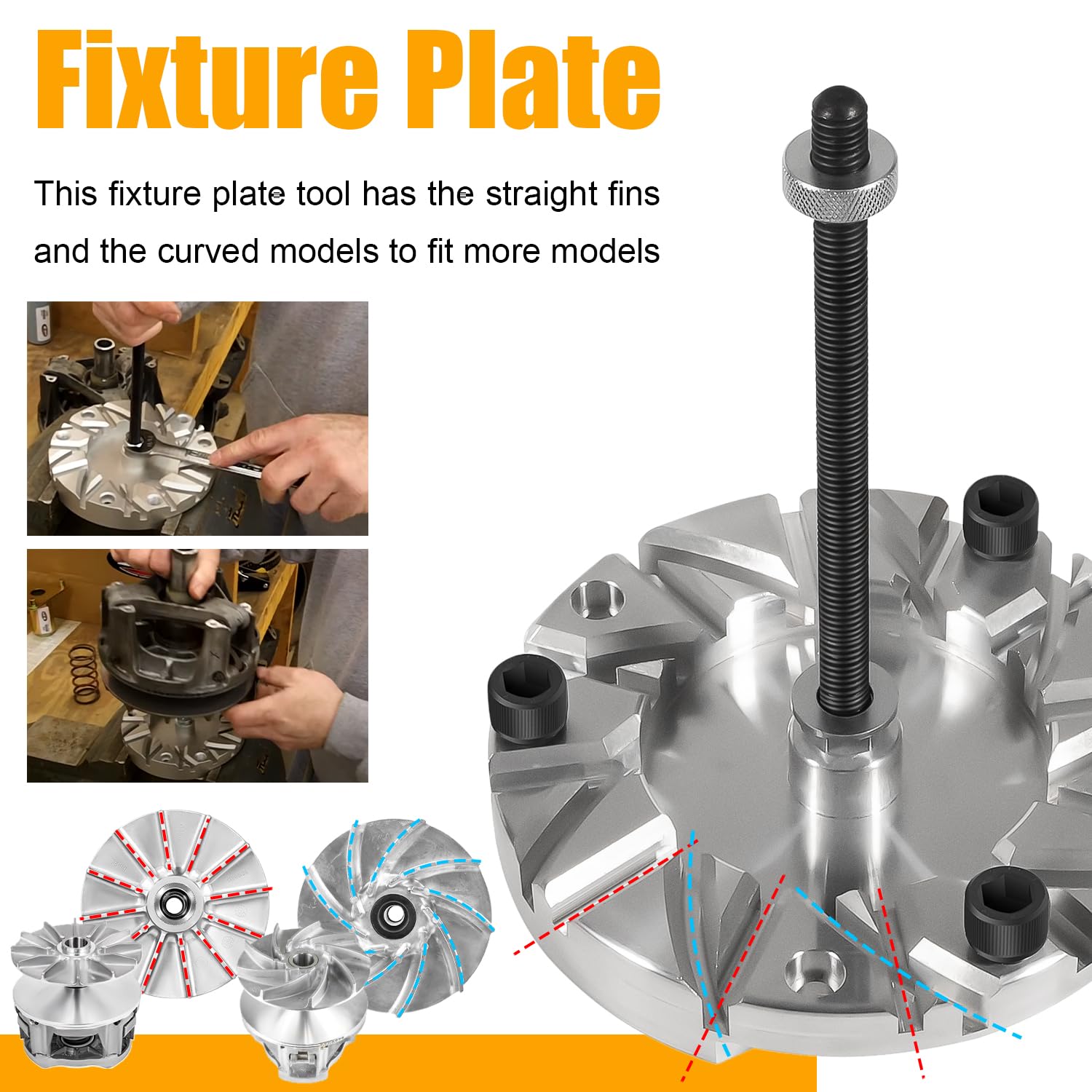 Deargooday Complete Primary & Secondary Clutch Service Tools Kit for Polaris RZR 1000, Ranger 900/1000, General 1000, & RZR Turbo