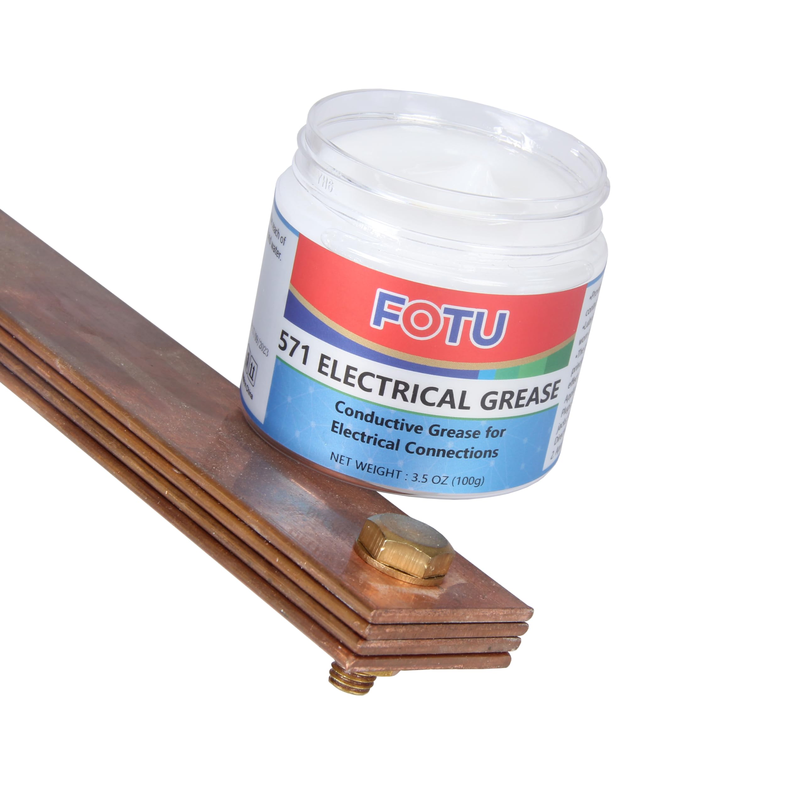 FOTU Electrical Conductive Grease - 3.5 Oz, Prevents Corrosion, Salt & Dirt, 1-Pack