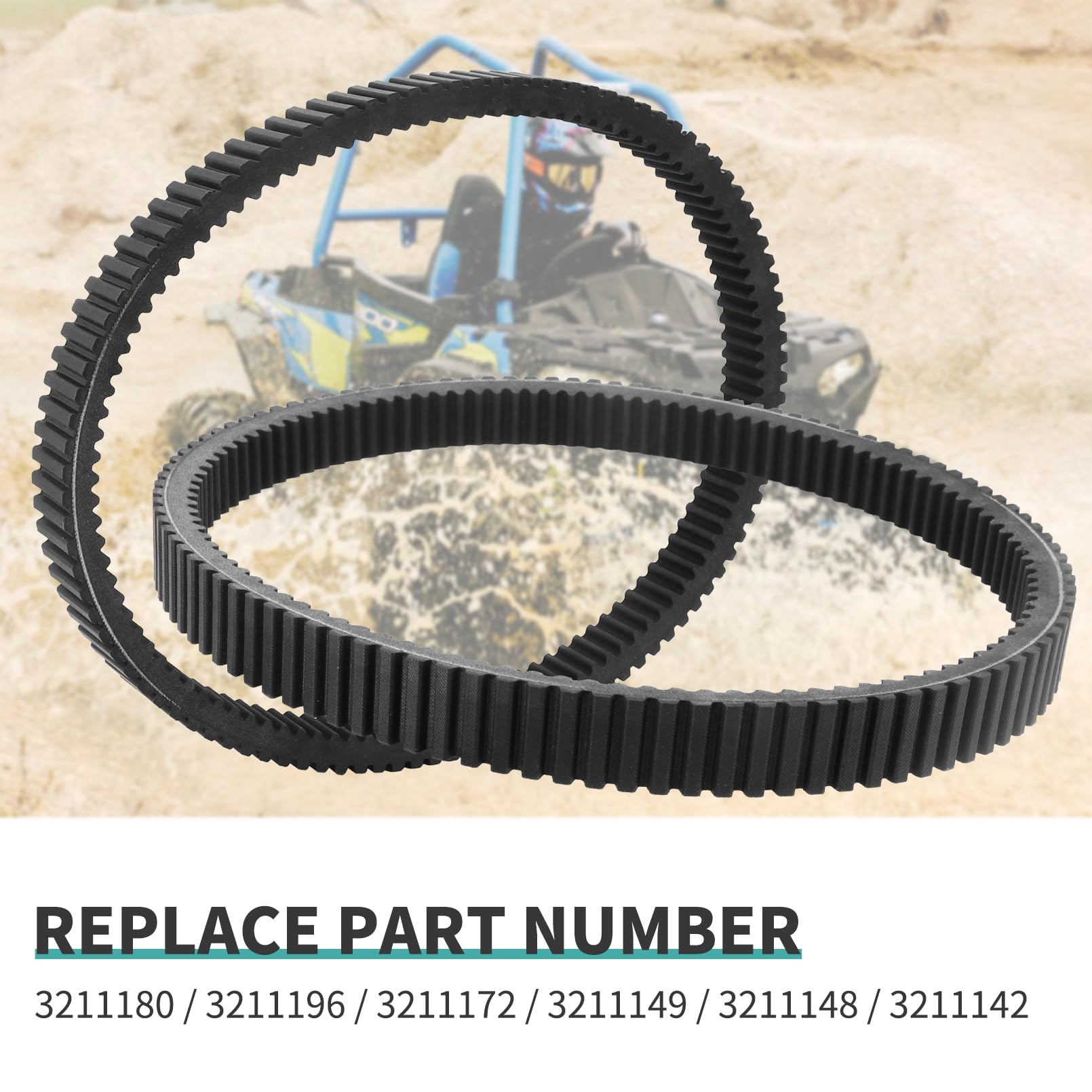 Tektall 3211180 Drive Belt Replace 27C4159 Compatible with Polaris RZR 1000 900 XP XP4 2014-2021/ RZR S 900 1000 XP XP4 ACE 570