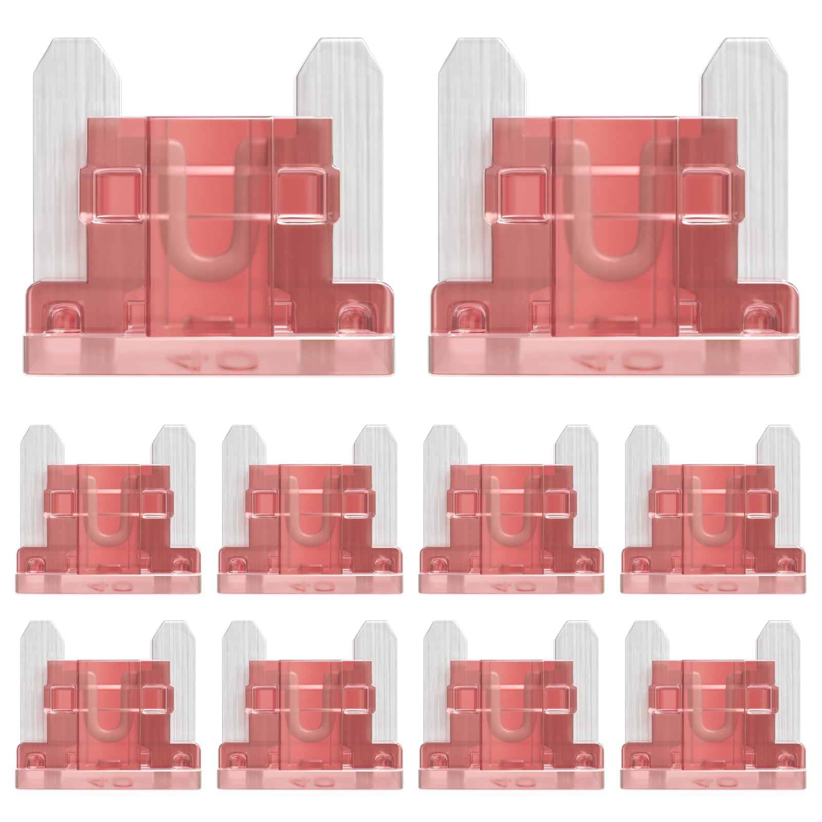 ALLECIN 40A Low Profile Mini Fuse 40 Amp Micro Car Fuses 40Amp Auto Blade Fusible Automotive Fusibles para Carro for RV Boat Aut