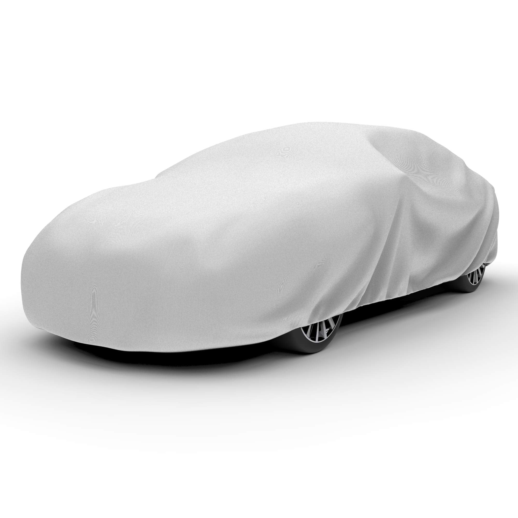Budge Lite Car Cover Dirtproof, Scratch Resistant, Breathable, Dustproof, Car Cover Fits Sedans up to 200'', Gray