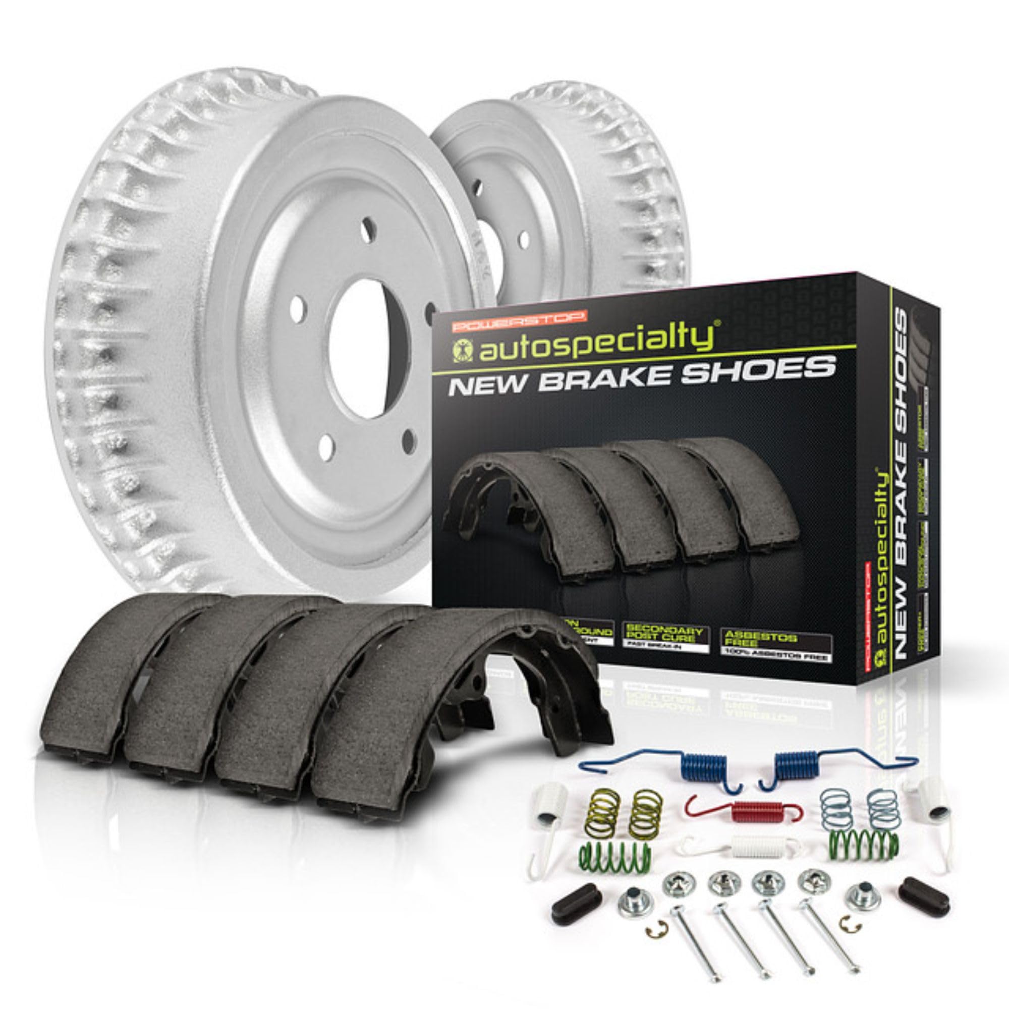 Power Stop Koe15300Dk Autospecialty Rear Replacement Brake Kit-Oe Brake Drums & Brake Shoes For 1992-2001 Jeep Cherokee | 1991-1