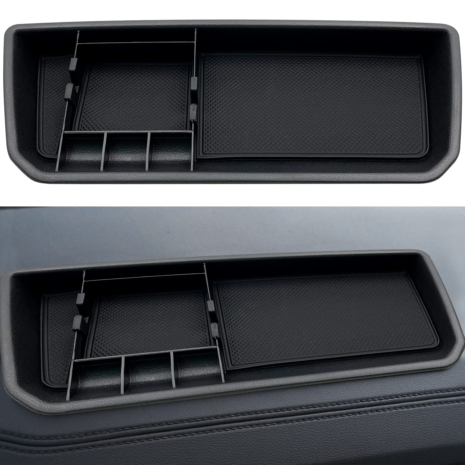 JOJOMARK Dashboard Organizer for VW Atlas & Cross Sport 2018-2023, ABS Box Storage Insert
