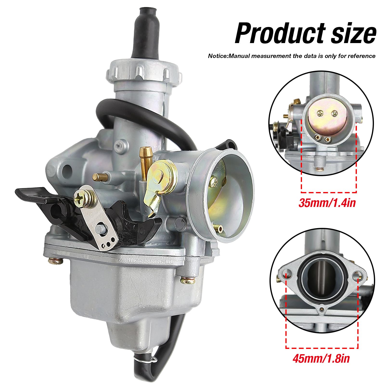 Anxingo Carburetor Replacement For Honda Atc185S Atc 185S Atc200 Atc200S Atc 200S Atc200X Atc 200X