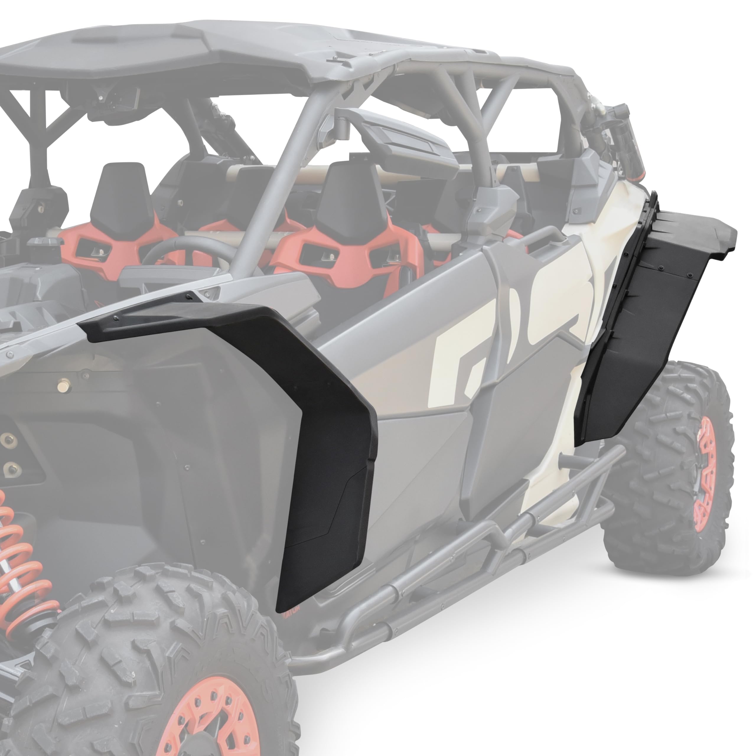 SAUTVS XXL Wider X3 Fender Flares, Upgraded Ultra Wide Mud Guards Extended Front & Rear Compatible with Can Am Maverick X3 / X3 