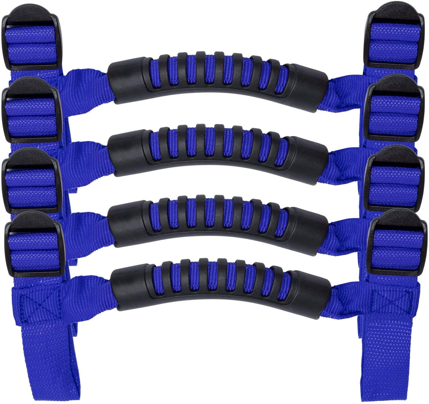 4 X Roll Bar Grab Handles Grip Handle For Jeep Wrangler Yj Tj Jk Jku Jl Jlu Sports Sahara Freedom Rubicon X & Unlimited 1955-202