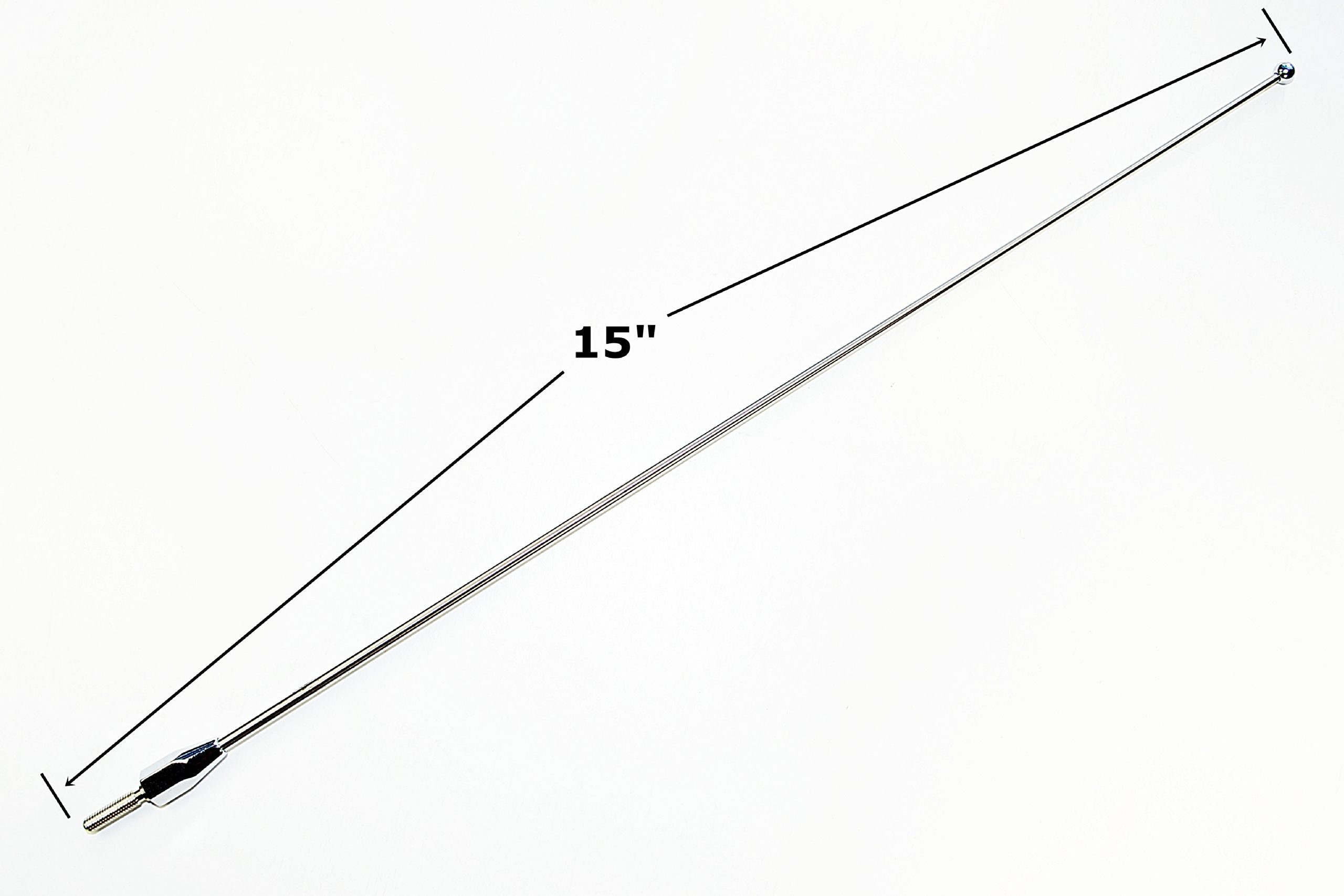 Antennamastsrus - 15 Inch Stainless Antenna Fits Toyota Celica, Fj Cruiser, Highlander, Mr2, Rav4, Sequoia, Sienna, Tacoma, Tund