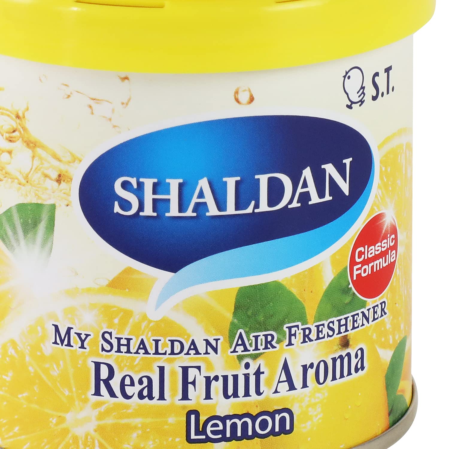 Auto Dynasty My Shaldan Limonene Gel Air Freshener, Lemon Scent, 80g, ABS Plastic, for Room and Car