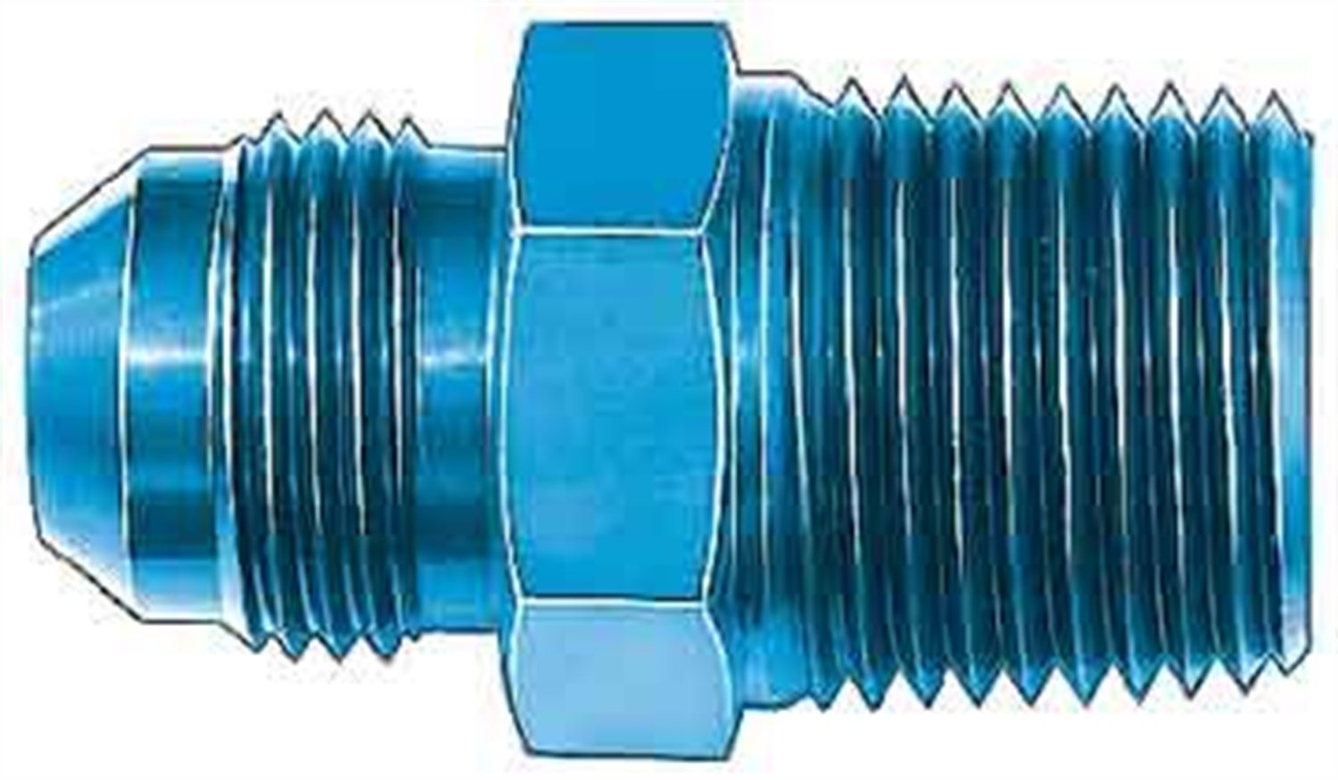 Aeroquip Fbm2002 St Alum #4 Flare/1/4In