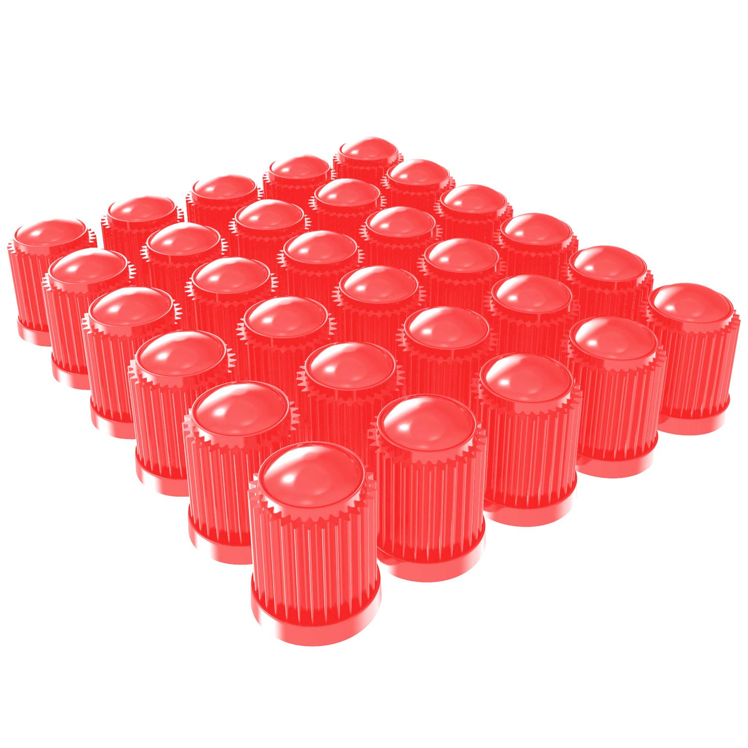 Samikiva (30 Pack) Tire Stem Valve Caps, With O Rubber Ring, Universal Stem Covers For Cars, Suvs, Bike And Bicycle, Trucks, Mot