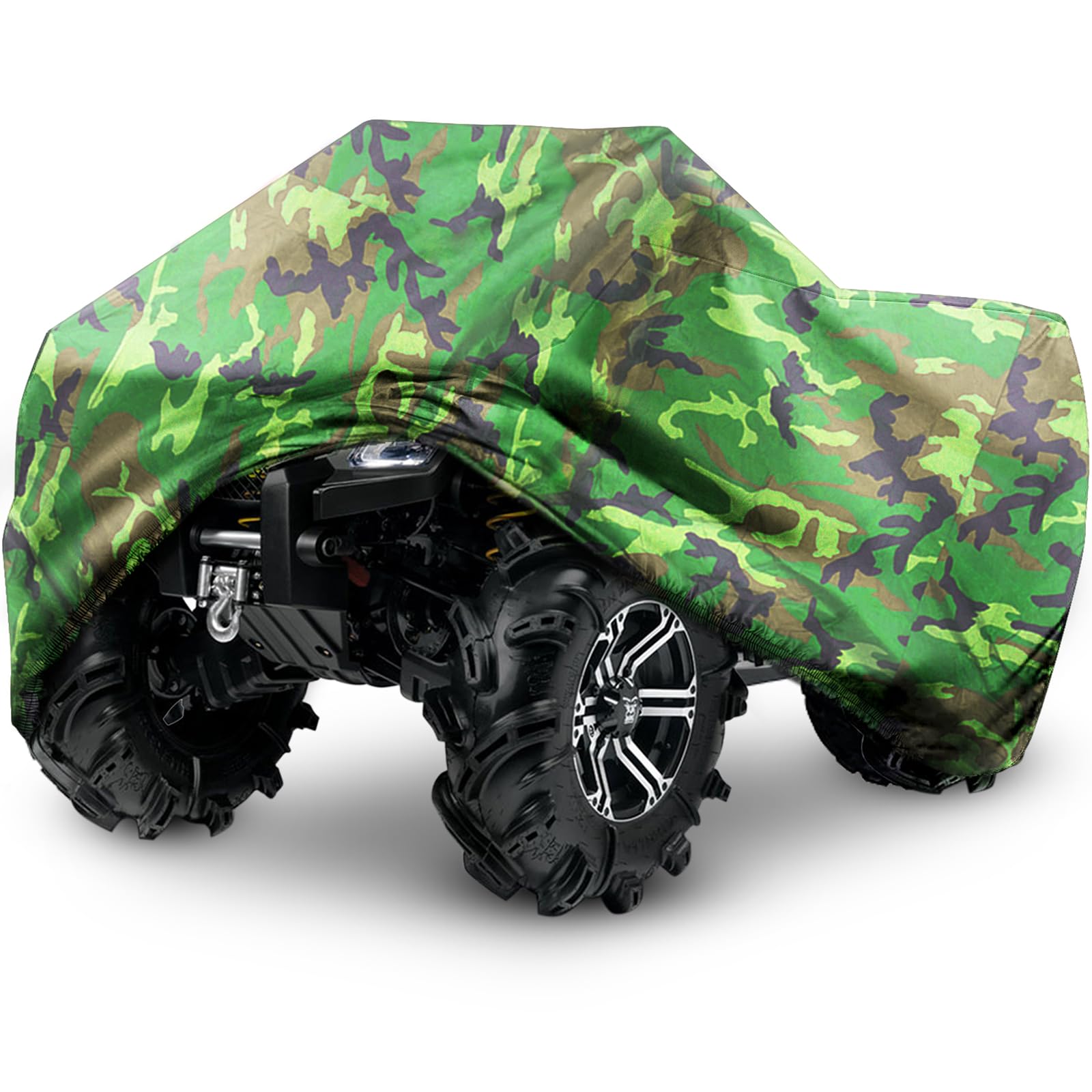 Tokept ATV Cover Waterproof Heavy Duty 4 Wheeler Cover Quad Cover All Season Weather Proof Outdoor UV Protection for Polaris Yam