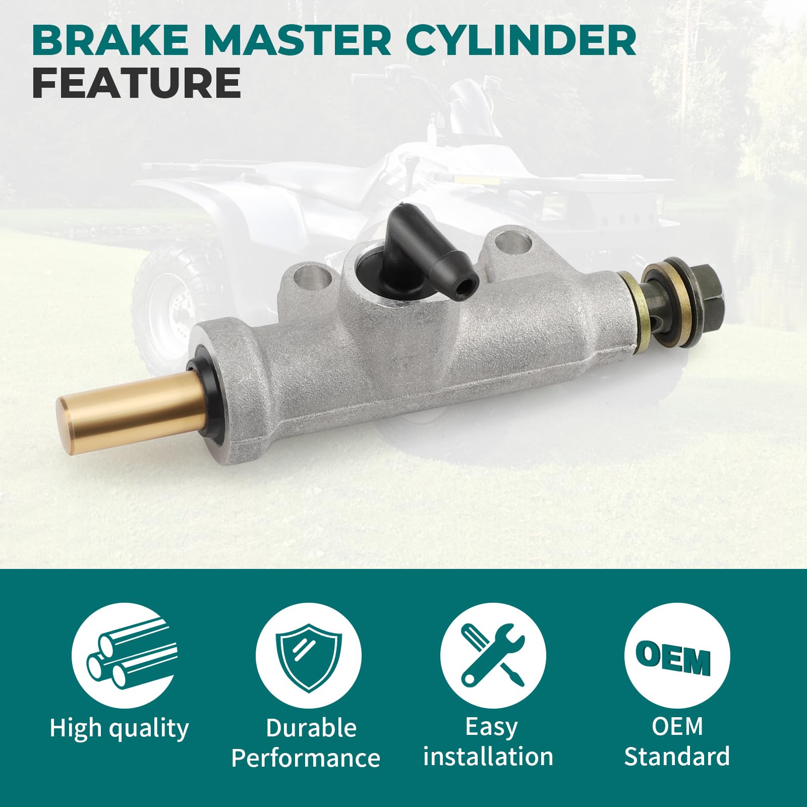 M MATI Rear Brake Master Cylinder for Polaris Magnum 325 330 500 Scrambler 400 500 Sportsman 700 800 Trail Blazer 250 330 400 Tr