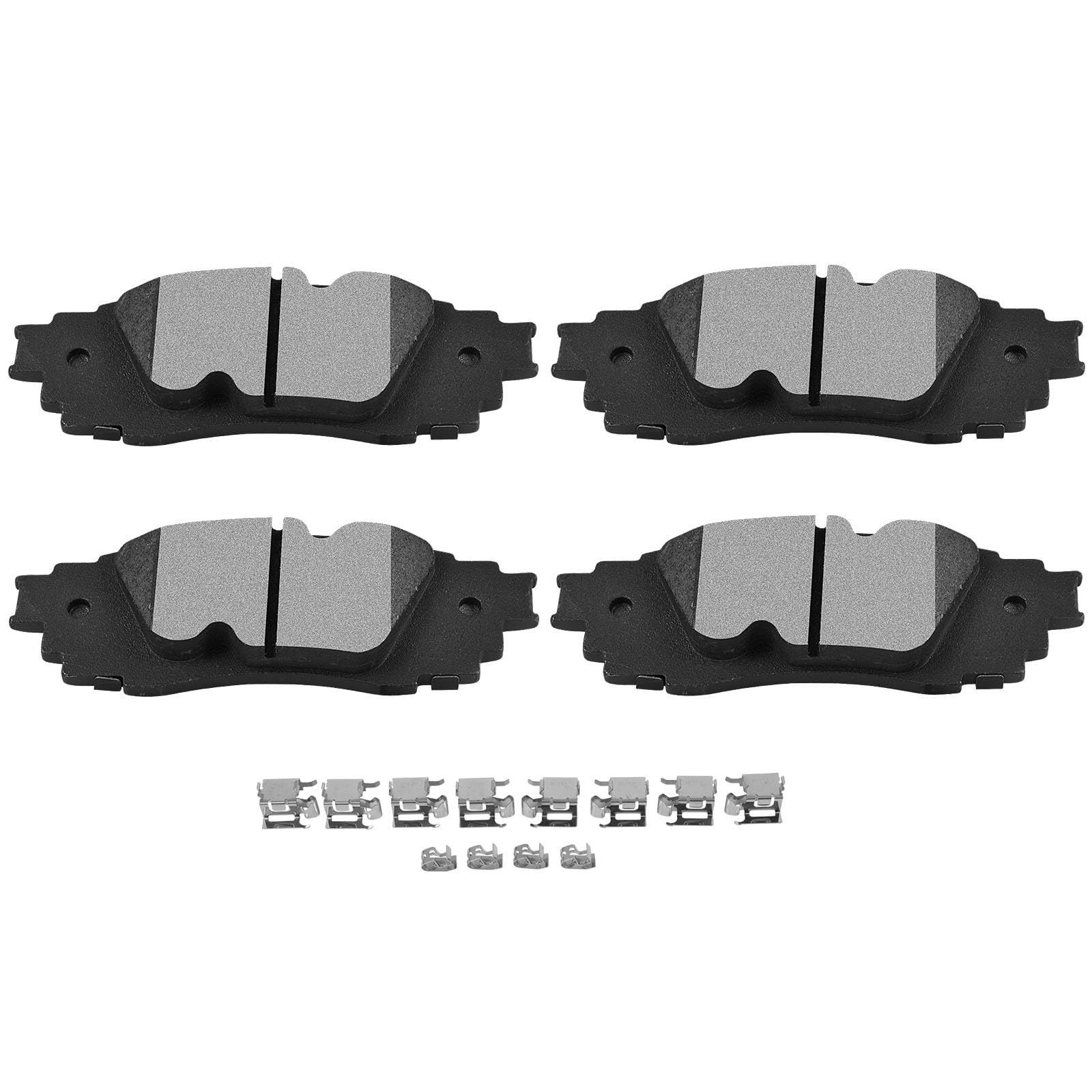 Scitoo Rear Disc Brake Pad Set 4Pcs W/Hardware Fit For Lexus For Es250/For Rx350/For Rx350L/For Rx450H/For Rx450Hl/For Ux200/For