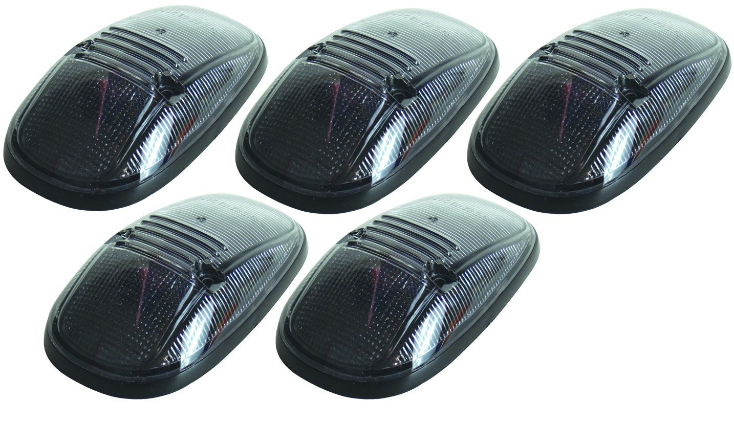 Pacer Performance 20-245S Hi-Five Smoke Dodge Style Cab Roof Light Kit, (Pack Of 5)