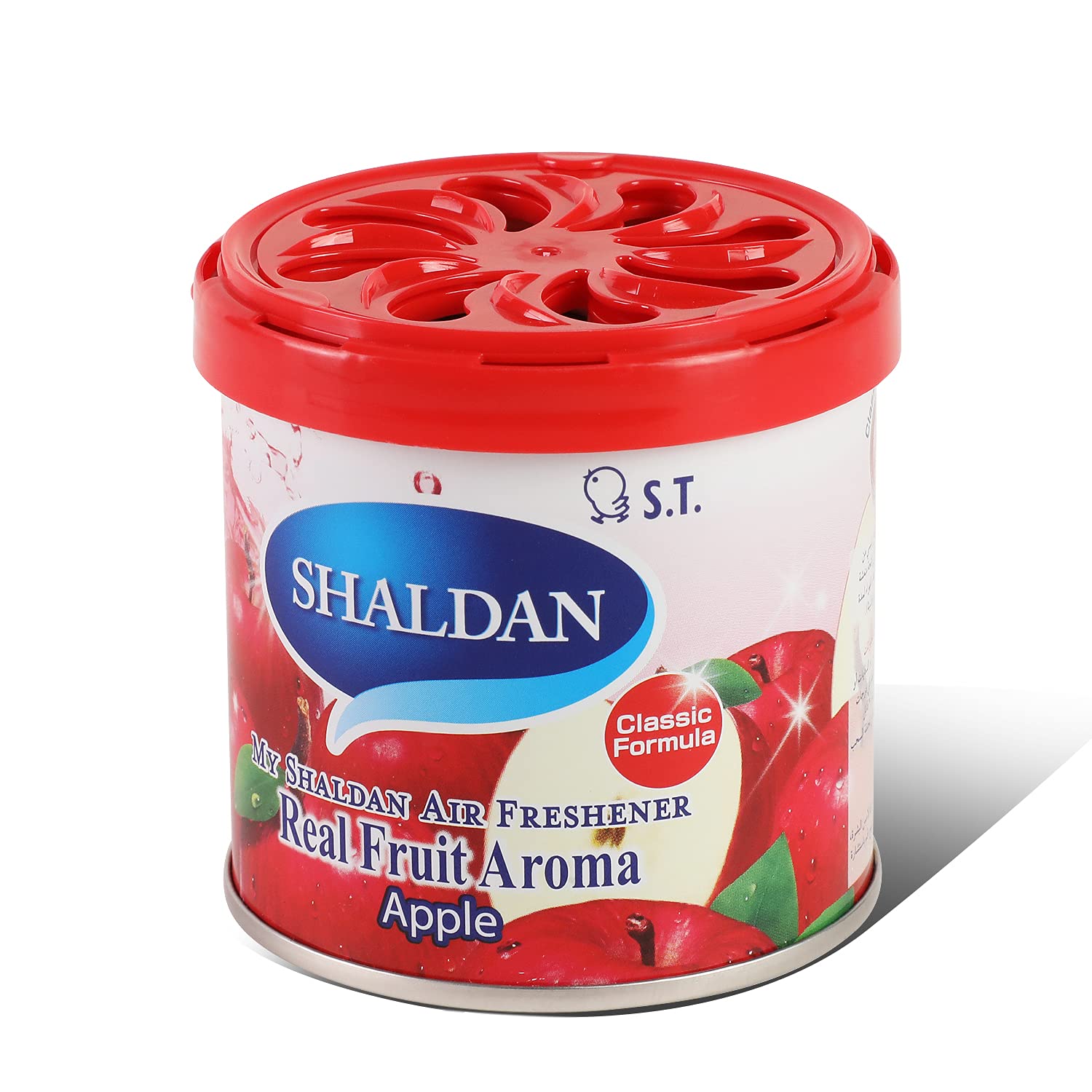 Auto Dynasty My Shaldan Japanese Room/Car Limonene Gel Natural Air Freshener Cans, Apple Scent, 80G