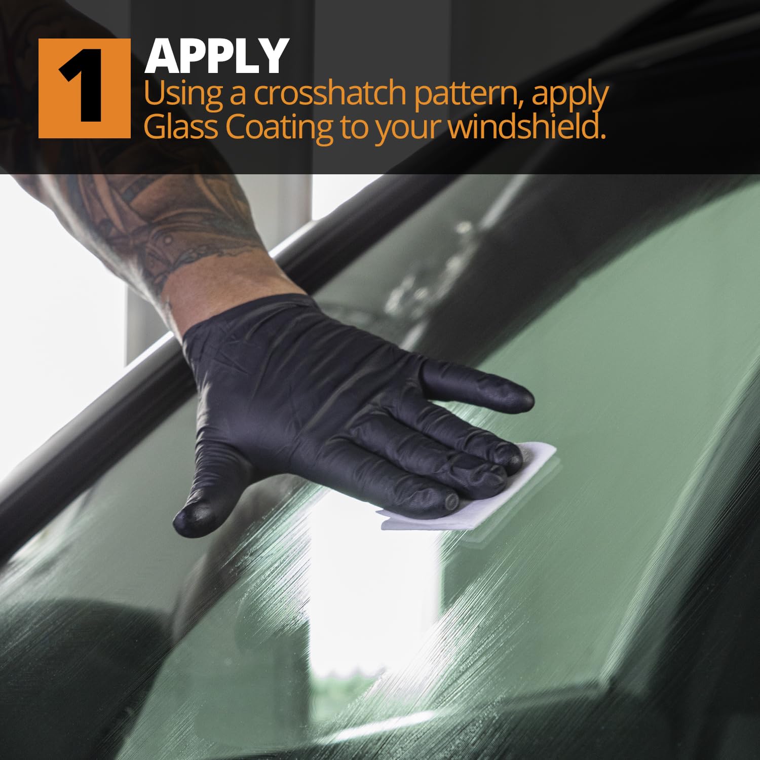 CERAKOTE® Ceramic Glass Coat Protectant - Hydrophobic Rain Repellent, 4 Wipe Kit, Durable Long-Lasting Coating, Model AH-GLASSCOAT