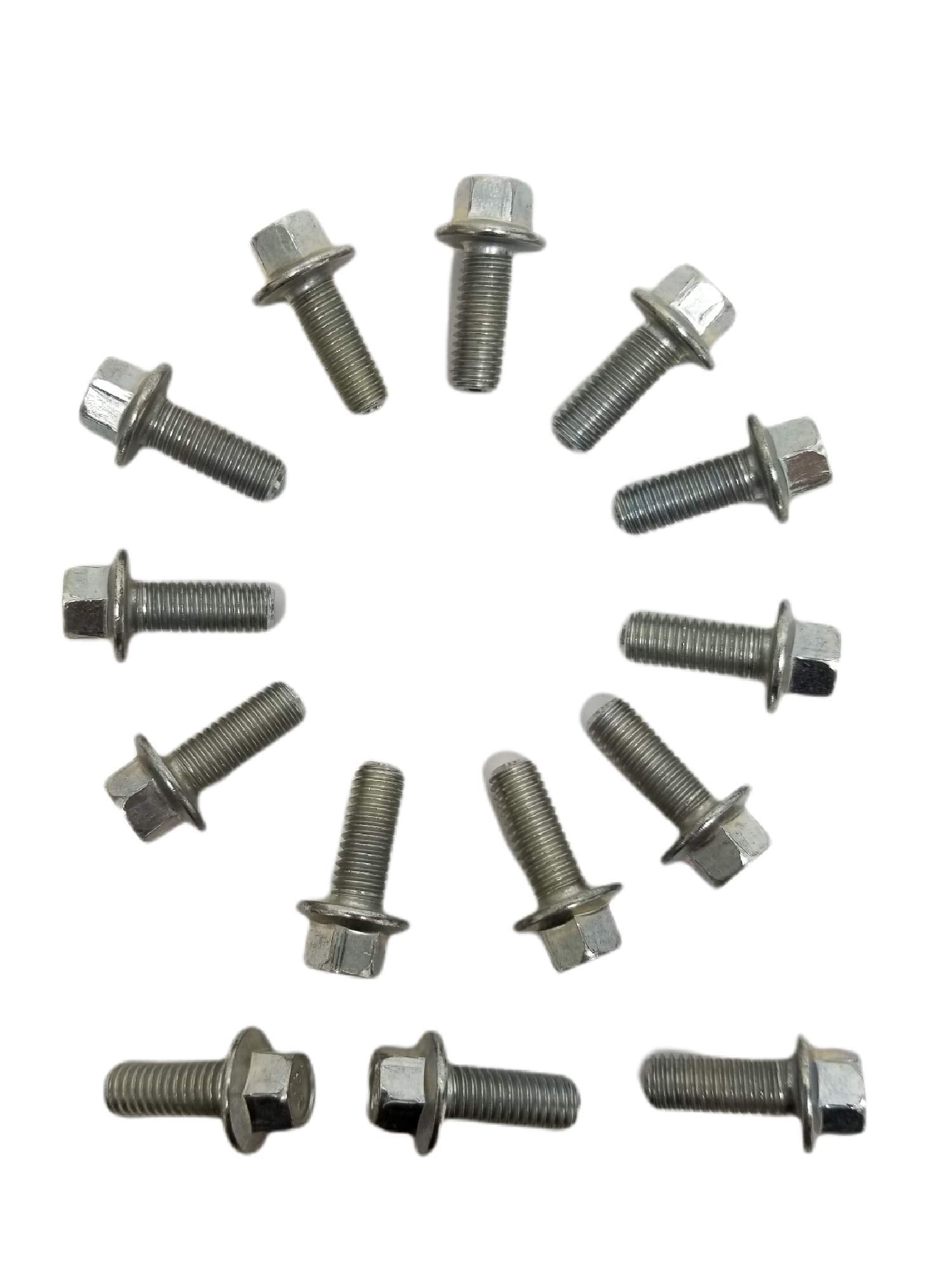 Z Whip Metric 14pc Differential Cover Bolt Kit M8-1.25x20MM Flange Bolts Compatible With 1998-Current Chevrolet GMC Silverado Si