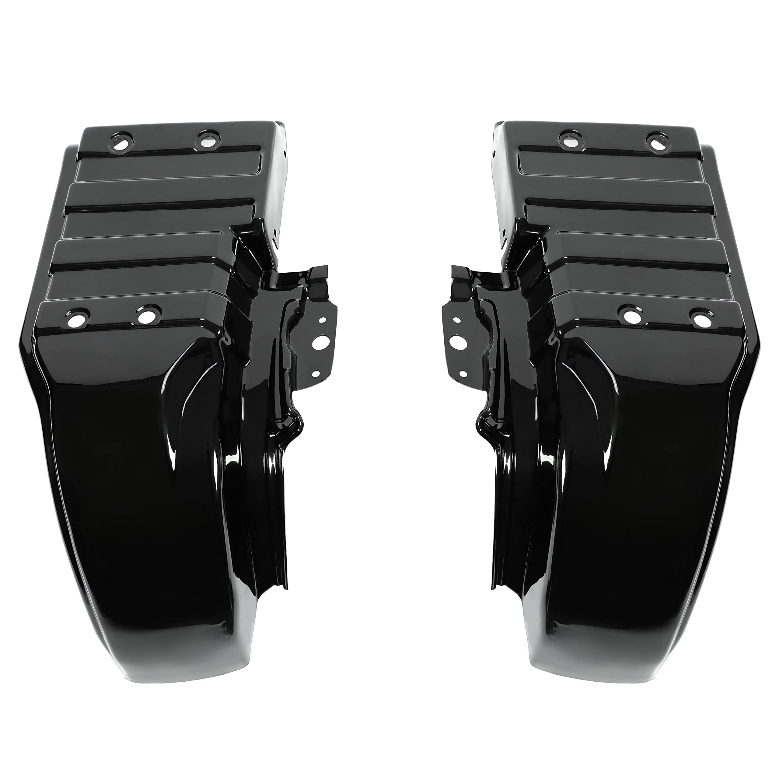 HECASA 6 Pcs Plastic Fender Set for 1985-1987 Honda ATC250ES, Black, ABS Material, Model MO-1355