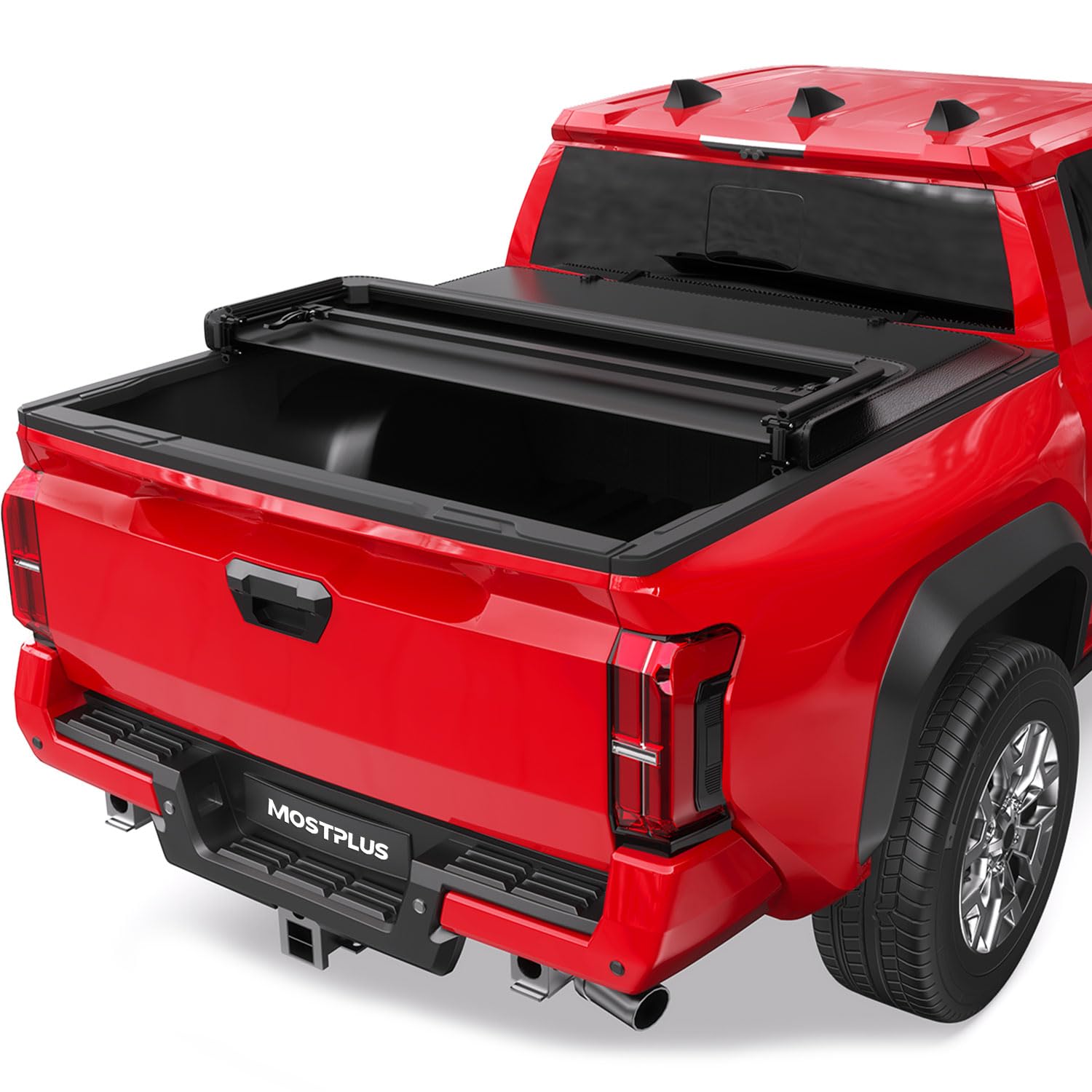 Mostplus 5 Ft Tri Fold Soft Truck Bed Tonneau Cover Compatible For 2005 2006 2007 2008 2009 2010 2011 2012 2013 2014 2015 Toyota