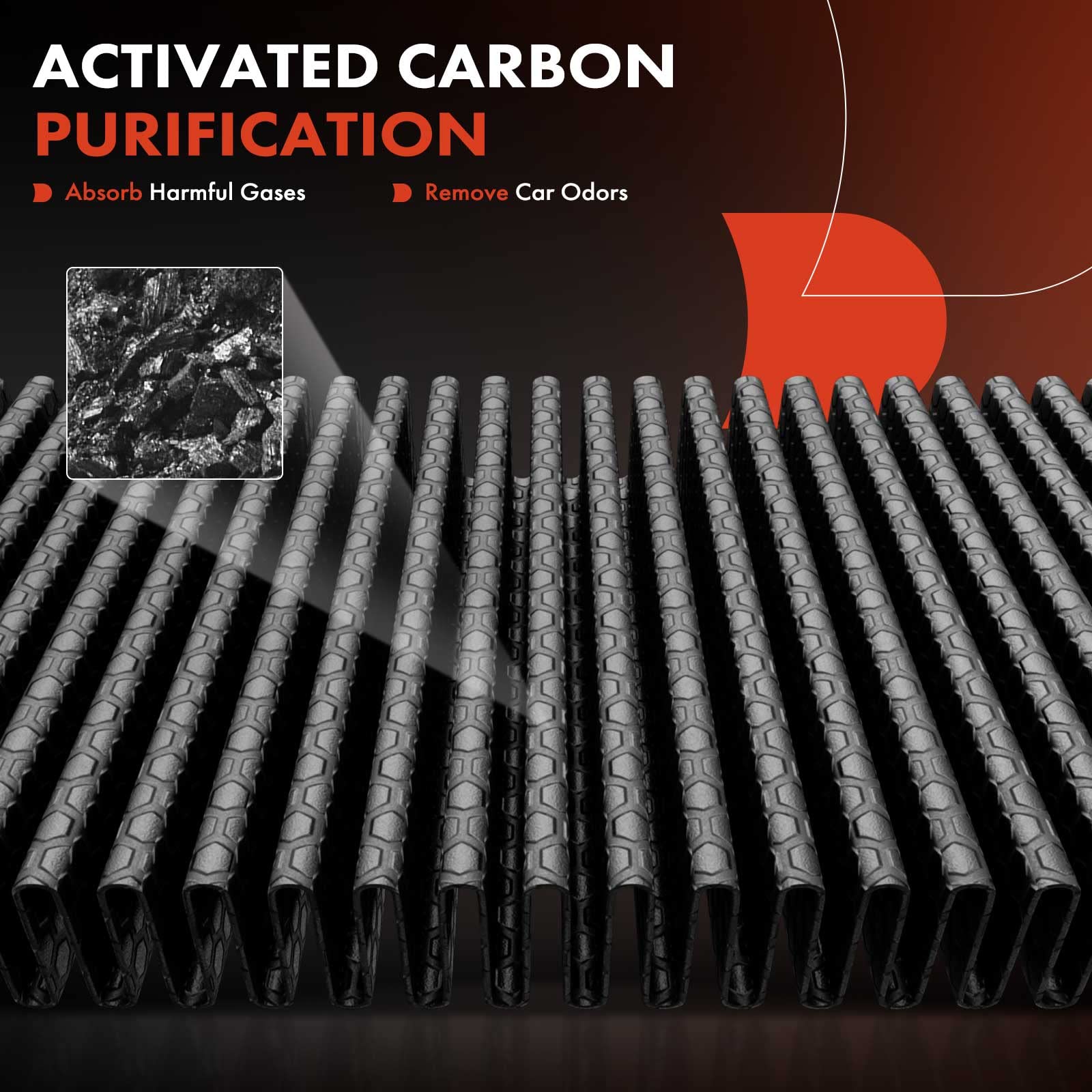 A-Premium Cabin Air Filter W/Activated Carbon Compatible With Vw Jetta 1993-2005, Passat 2001-2005, Golf 1993-2006, Beetle 1998-