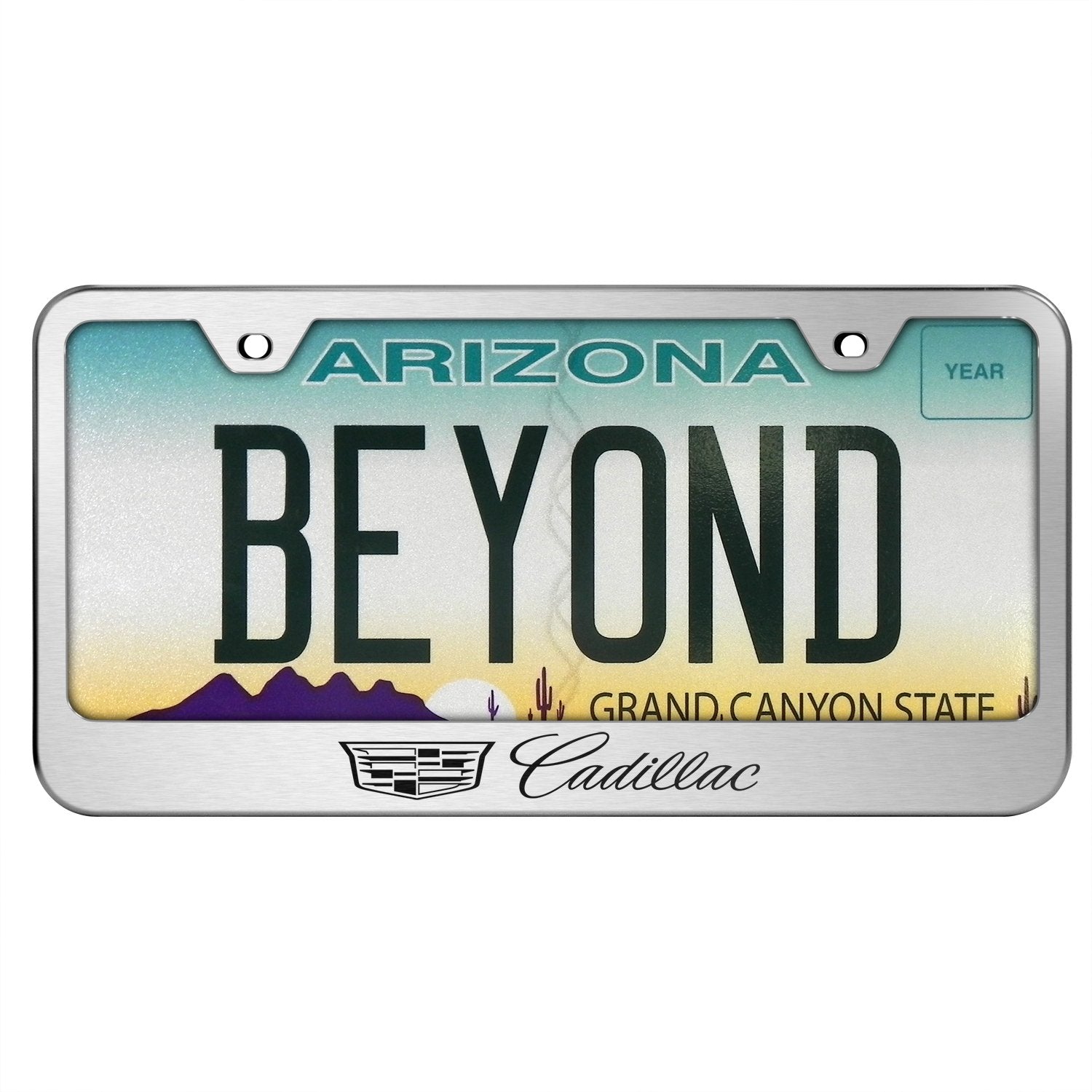 Au-Tomotive Gold Cadillac (New Logo) Laser Etched Frame-Brushed