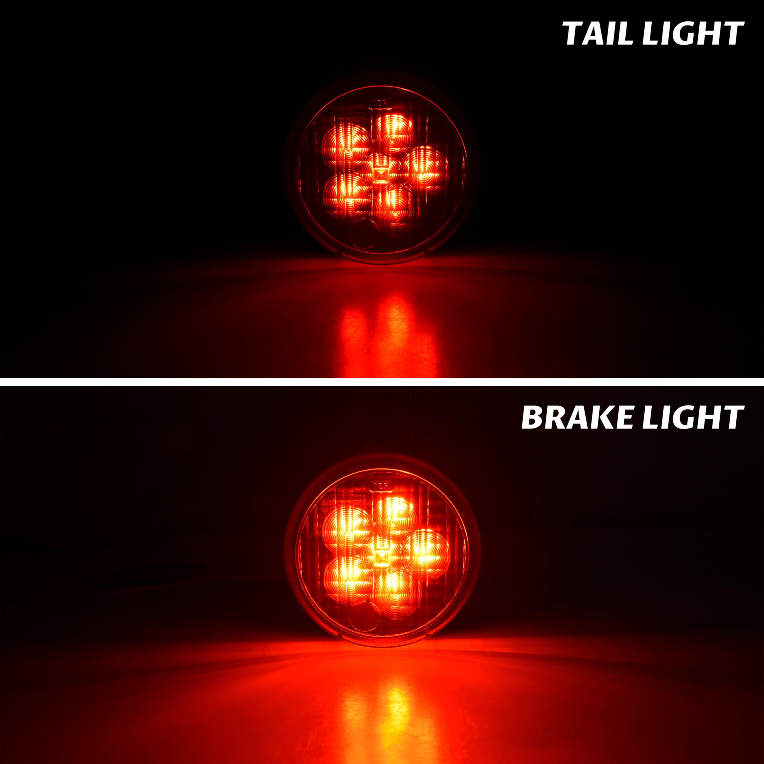SAUTVS LED Tail Light for Kawasaki Teryx 4 (2012-2016) - Red Brake Stop Rear Lights (2PCS)