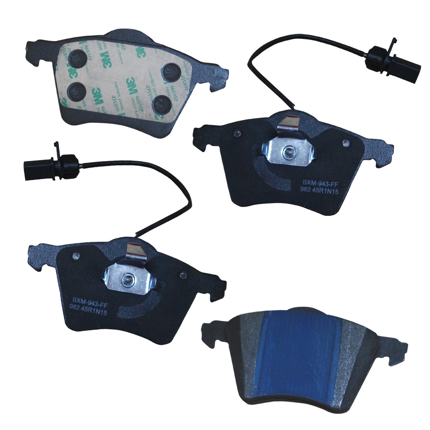 Bendix Premium Sbm982 Semi-Metallic Front Brake Pads For Volkswagen Eurovan 2001-2000