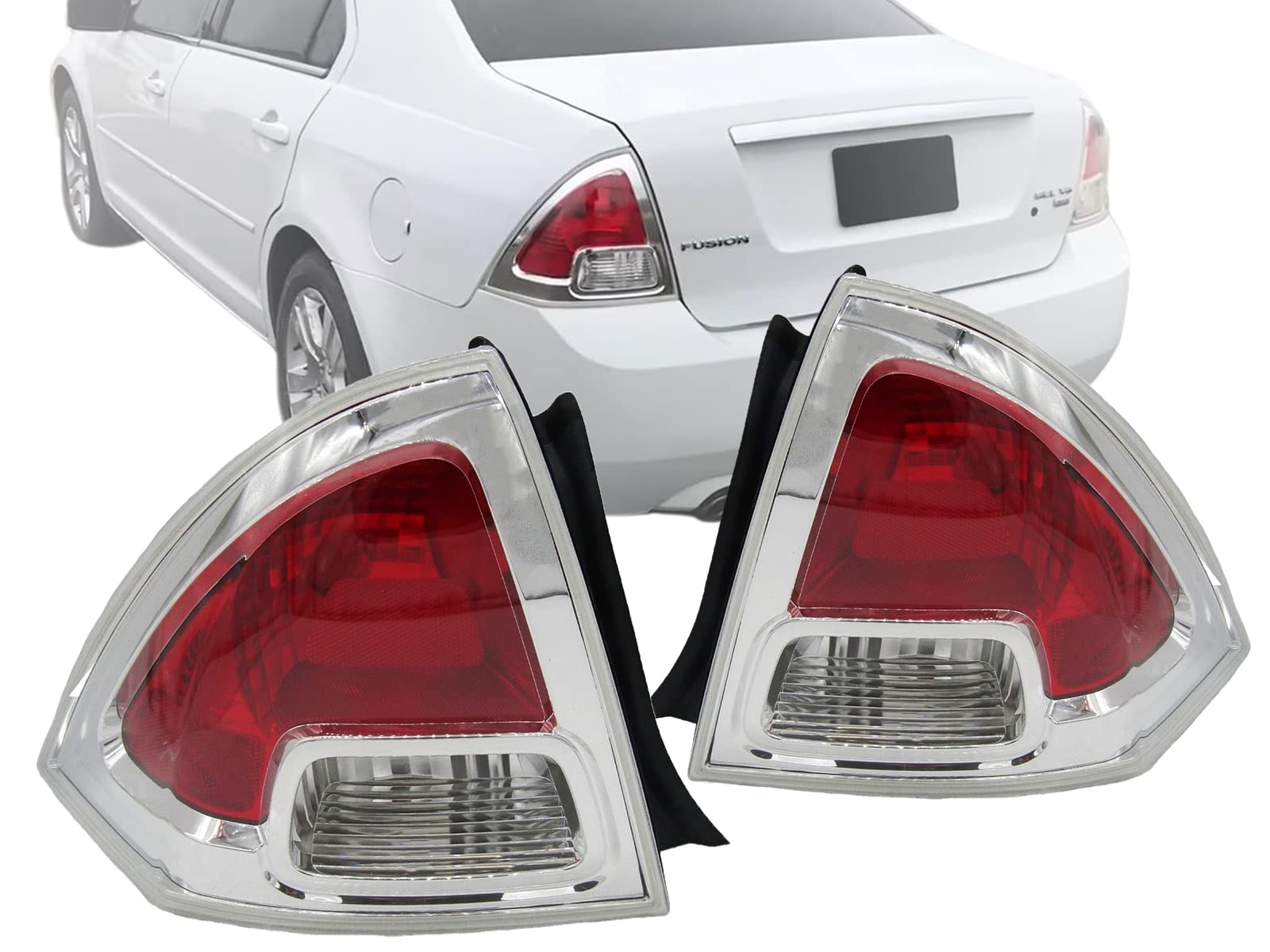 Auto Parts Avenue Apa Replacement For Tail Light Rear Lamp 2006 2007 2008 2009 Fusion Left Right Pair Set 6E5Z13404B 6E5Z13405B 