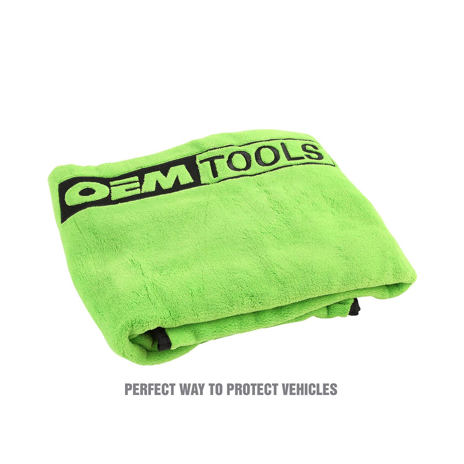 Oemtools 24899 Soft Fleece Fender Cover, Green Work Mat, Automotive Fender Protector, Padded Fender Cover Mechanic Accessories,