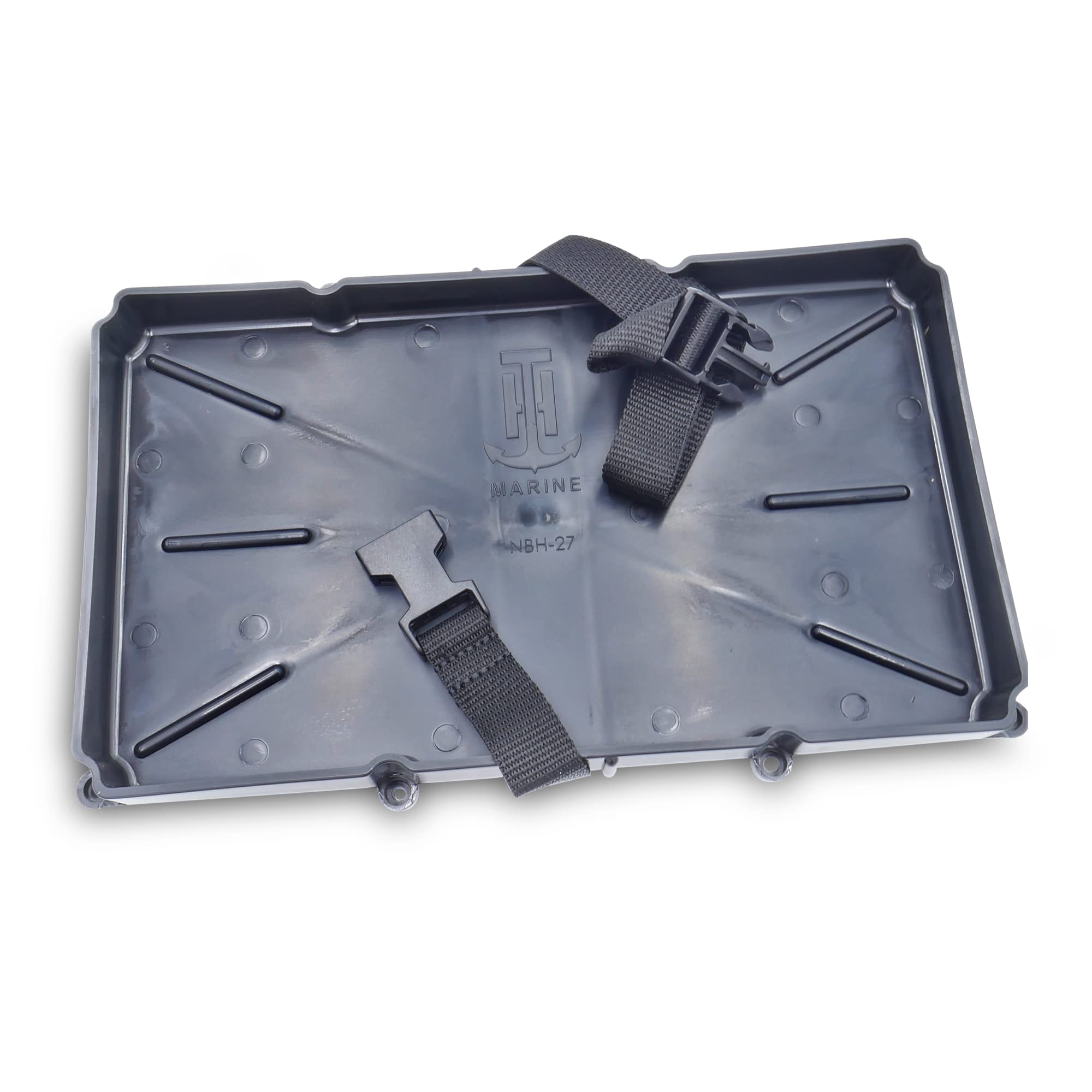 T-H Marine Nbh-27P-Dp Narrow Battery Tray Holder - 27 Series, Black