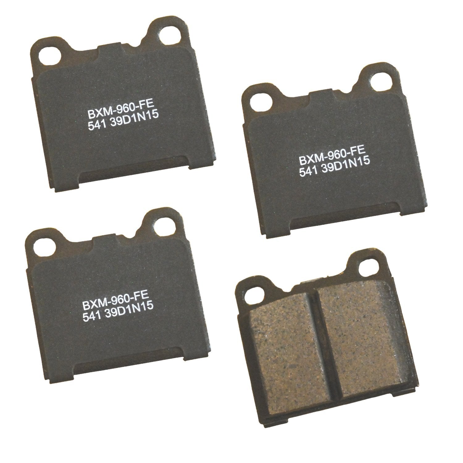 Bendix Premium Sbm541 Semi-Metallic Rear Brake Pads For Volvo 240 1993-1991, 740 1992-1991, 780 1987, 940 1995-1991, 960 1994-19