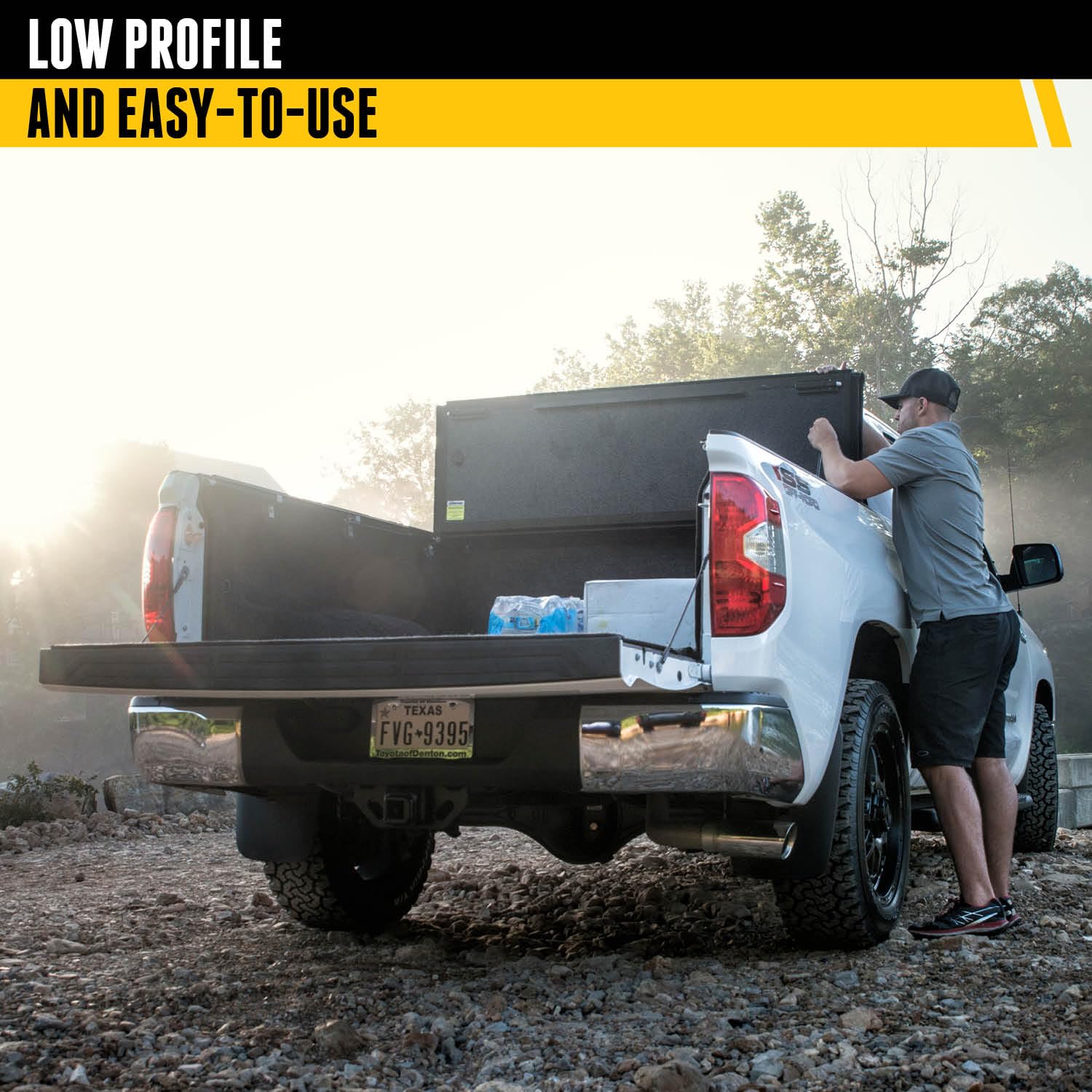 Realtruck Undercover Flex Hard Folding Truck Bed Tonneau Cover | Fx21002 | Fits 2004 - 2014 Ford F-150 5' 7 Bed (67)