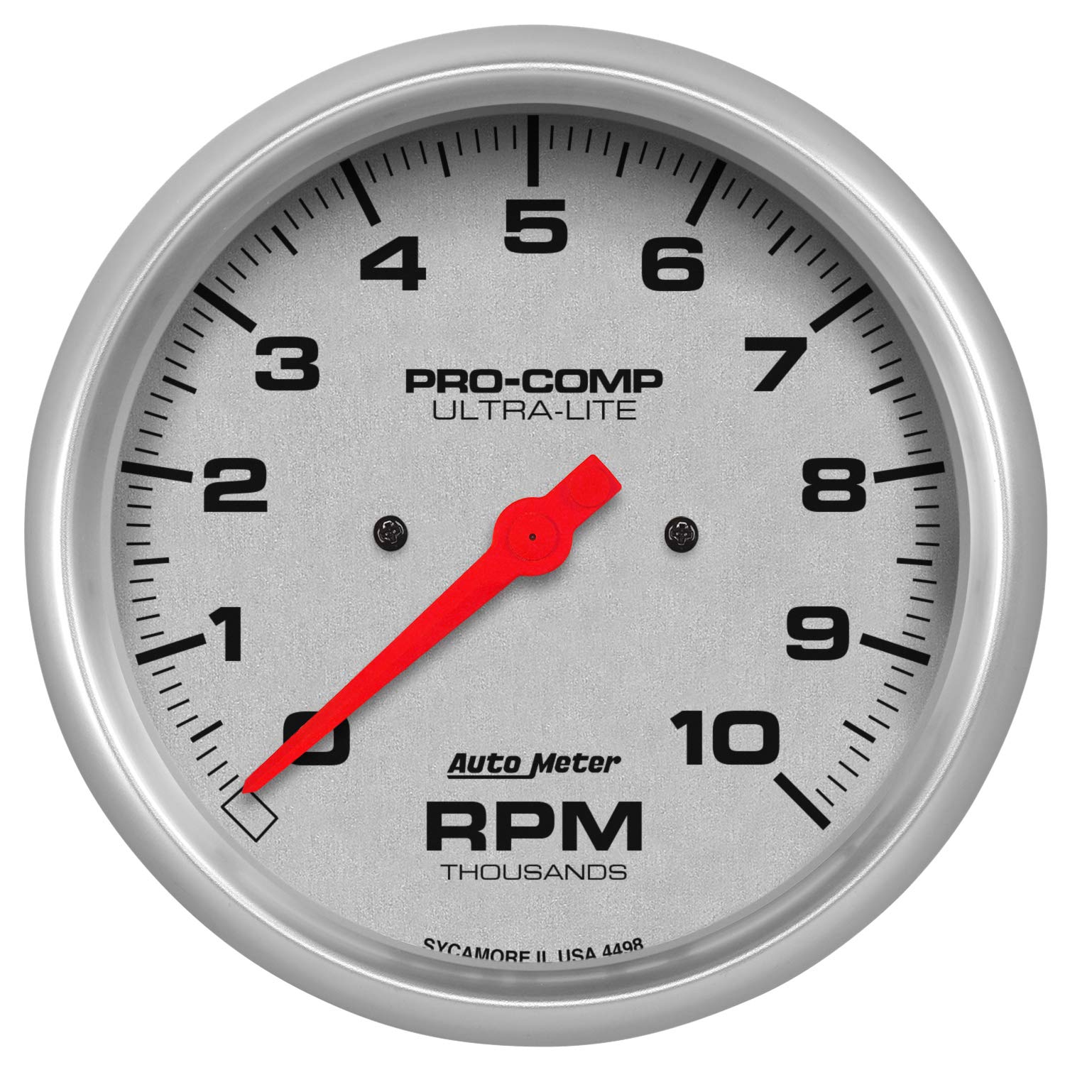 Auto Meter 7024-Ul Gauge Kit, 6 Pc, Nova 69-76, Tach/Mph/Fuel/Oilp/Wtmp/Volt, Ultra-Lite