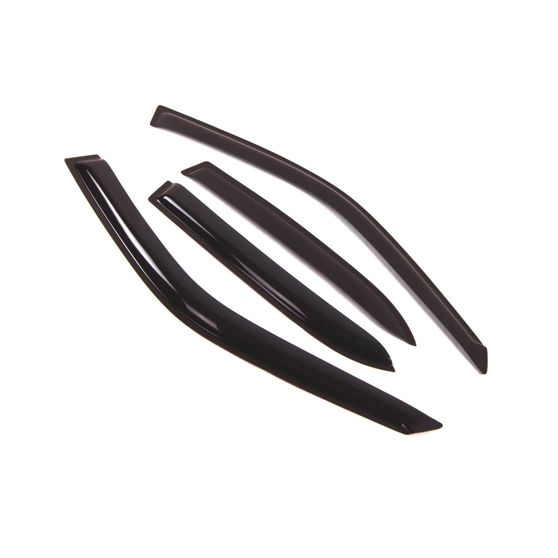Tuningpros Outside Mount Window Vent Visors Rain Guards Compatible With Chevrolet Prizm 1998-2002 | Side Window Wind Deflectors
