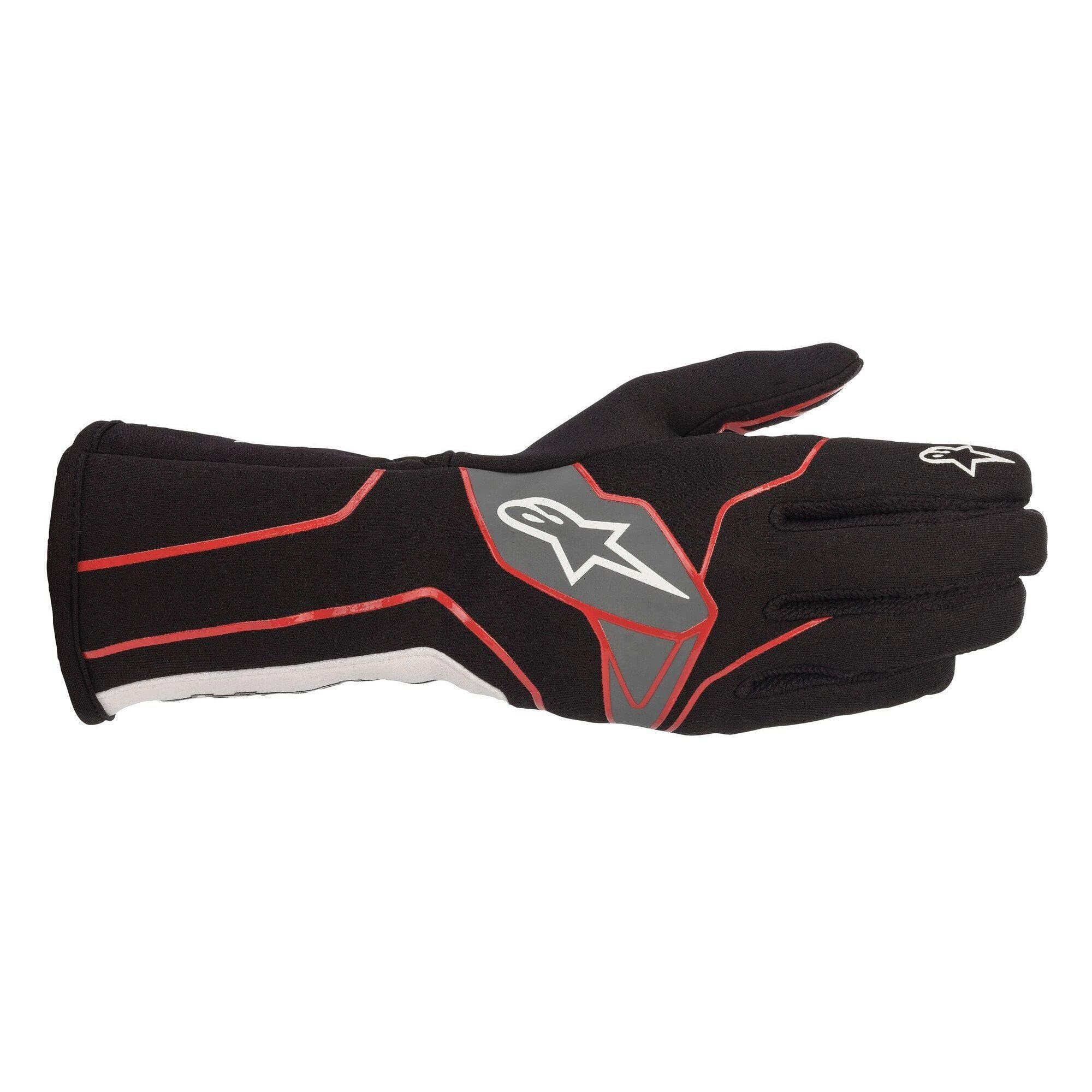 Alpinestars Tech-1 K V2 Karting Gloves - Size XLarge - Black/Red/White (3551720-132-XL)