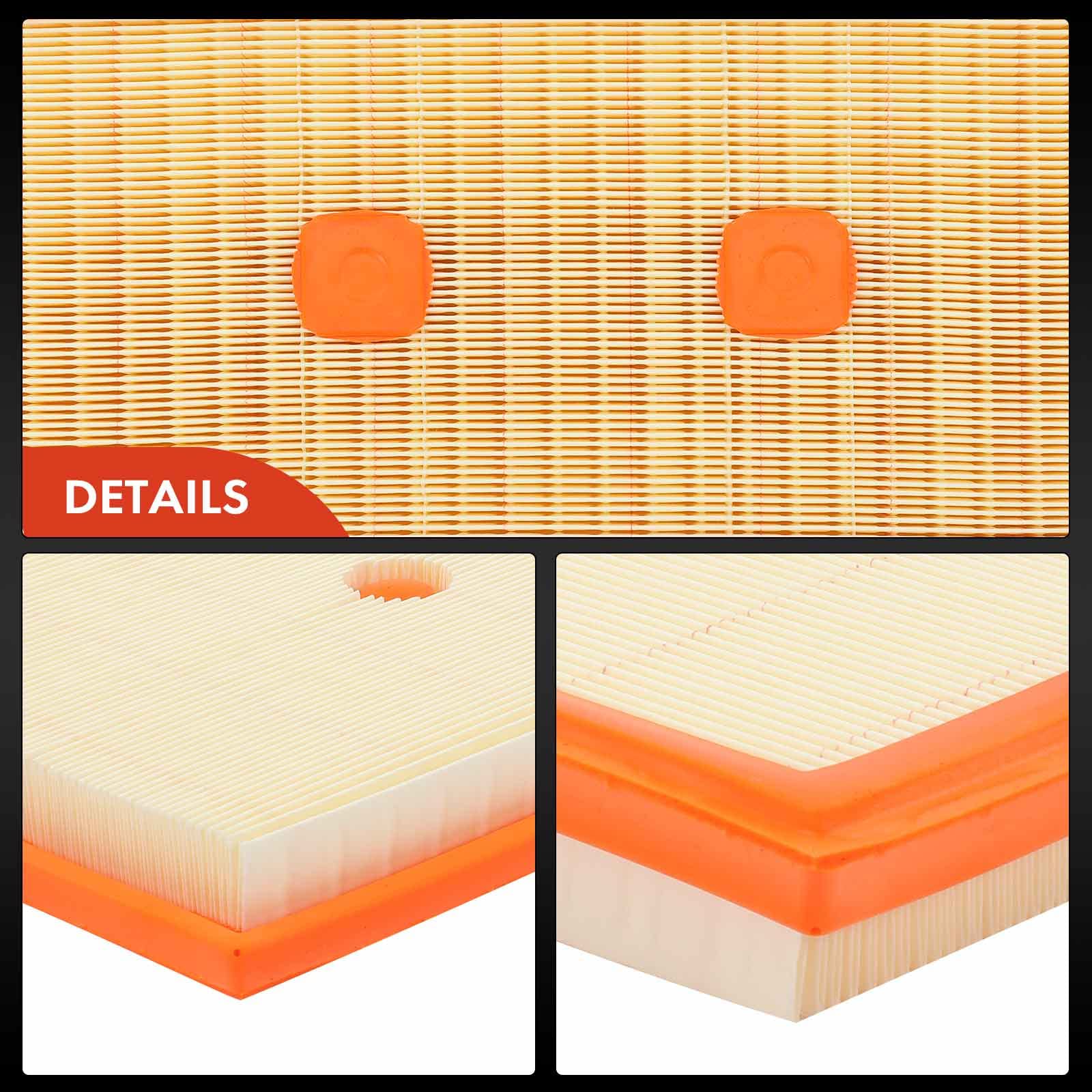 A-Premium Engine Air Filter for Mercedes-Benz W204 W212 C300 C350 E300 E350 E400 GLE350 GLK350 ML350 R350 2012-2018, Model