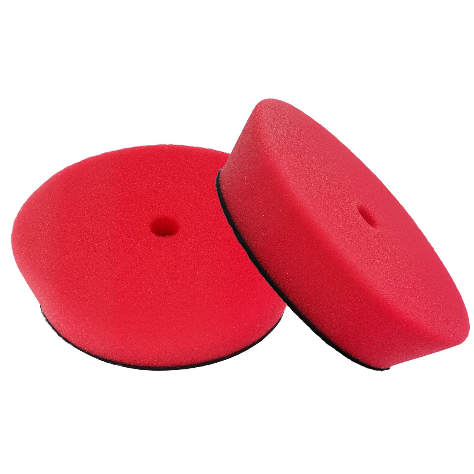 Coarse Cutting Foam Buffing Pad, maXpeedingrods 6 Face for 5 Backing Plate, Foam Compound Buffing Pads, Hook & Loop Pads for Car