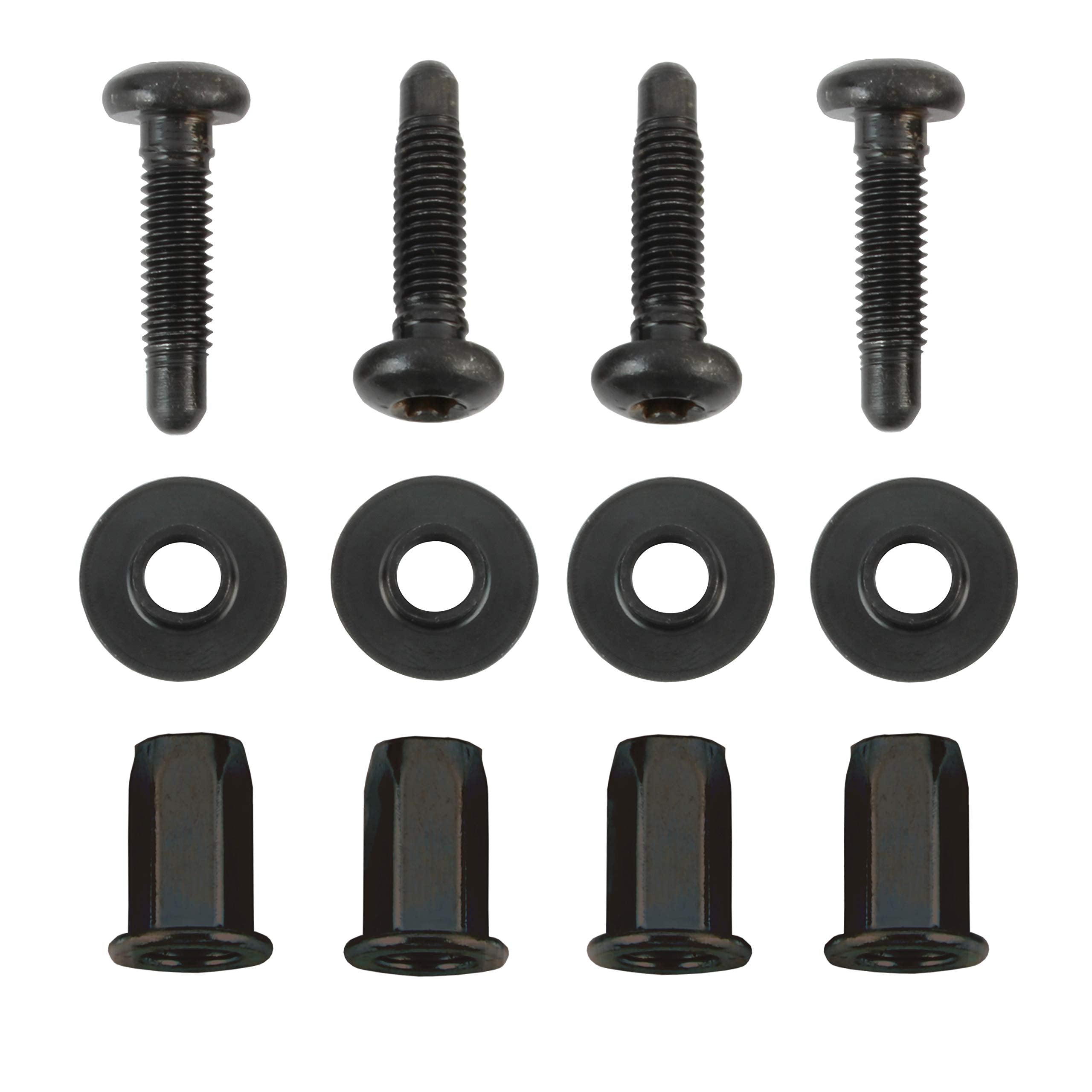 Iamauto 12692 Tailgate Cap Spoiler Molding Protector Trim Hardware Kit (Includes X4 Screws, X4 Washers, X4 Nut Inserts) Fits 199