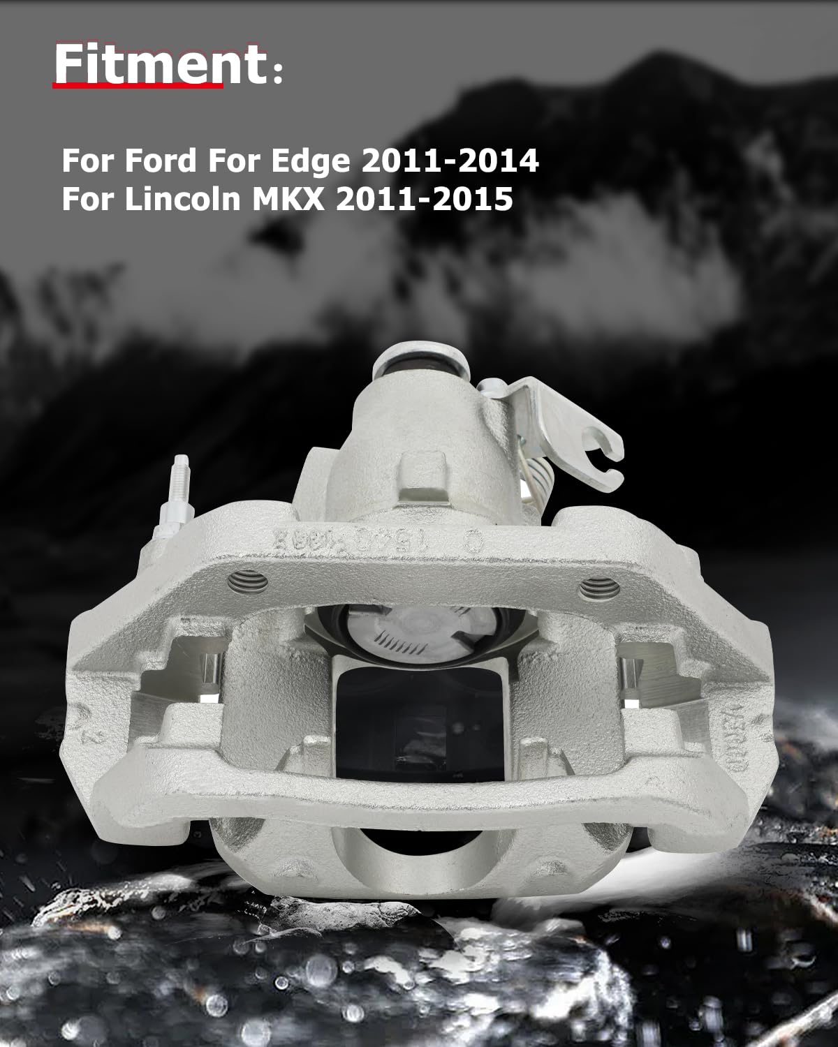 cciyu 18B5299 Rear Left Brake Caliper With Bracket For Ford For Edge 2011-2014,For Lincoln For MKX 2011-2015