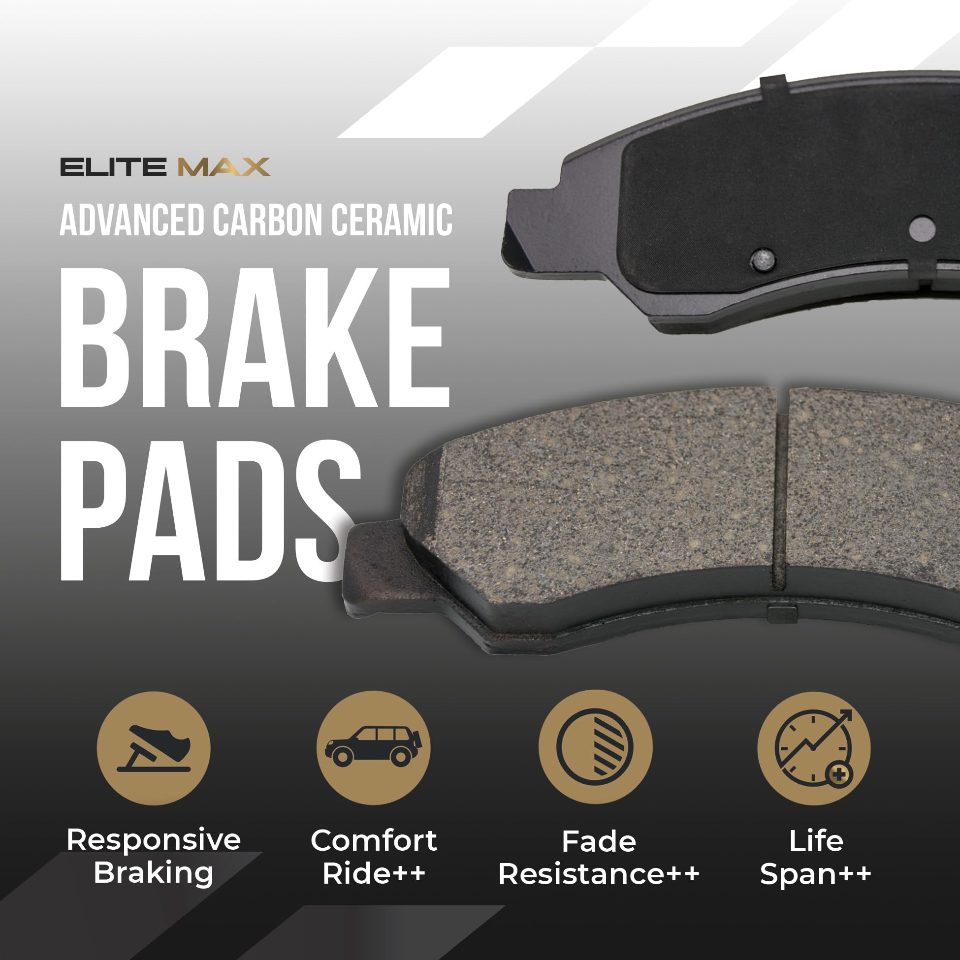 Max Advanced Brakes Rear Brake Kit Compatible With 2013 2014 2015 Mazda Cx-5 Replacement Geomet Coated Oe Disc Brake Rotors And