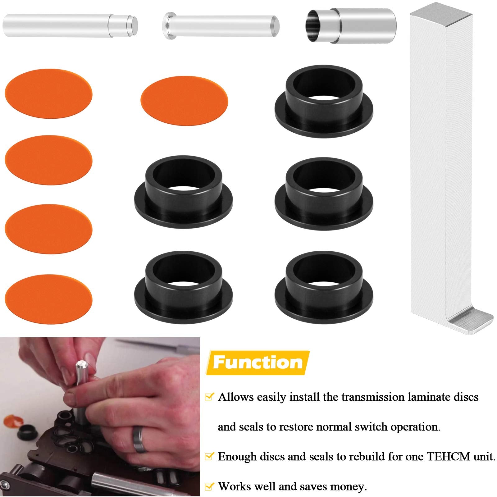 124740-TL30 Pressure Switch Installation Tool Kit Works with F/124740-30K, Perfectly Fits for GM Transmissions 6L45 6L50 6L80 6L