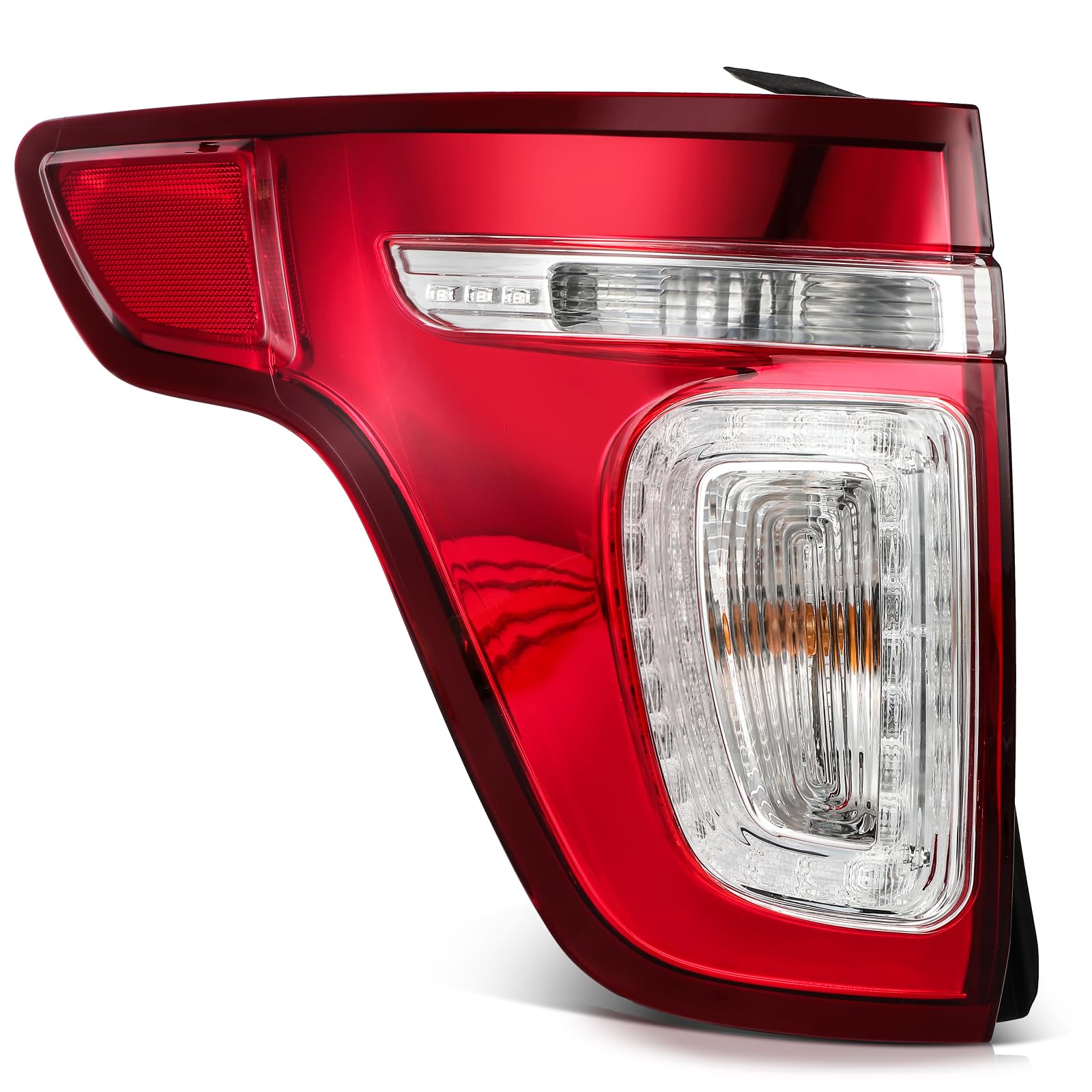 LBRST Tail Lights Fit 2011-2015 for Explorer, 2013-2015 for Police Interceptor Utility Driver Side Tail Light Assembly BB5Z13405