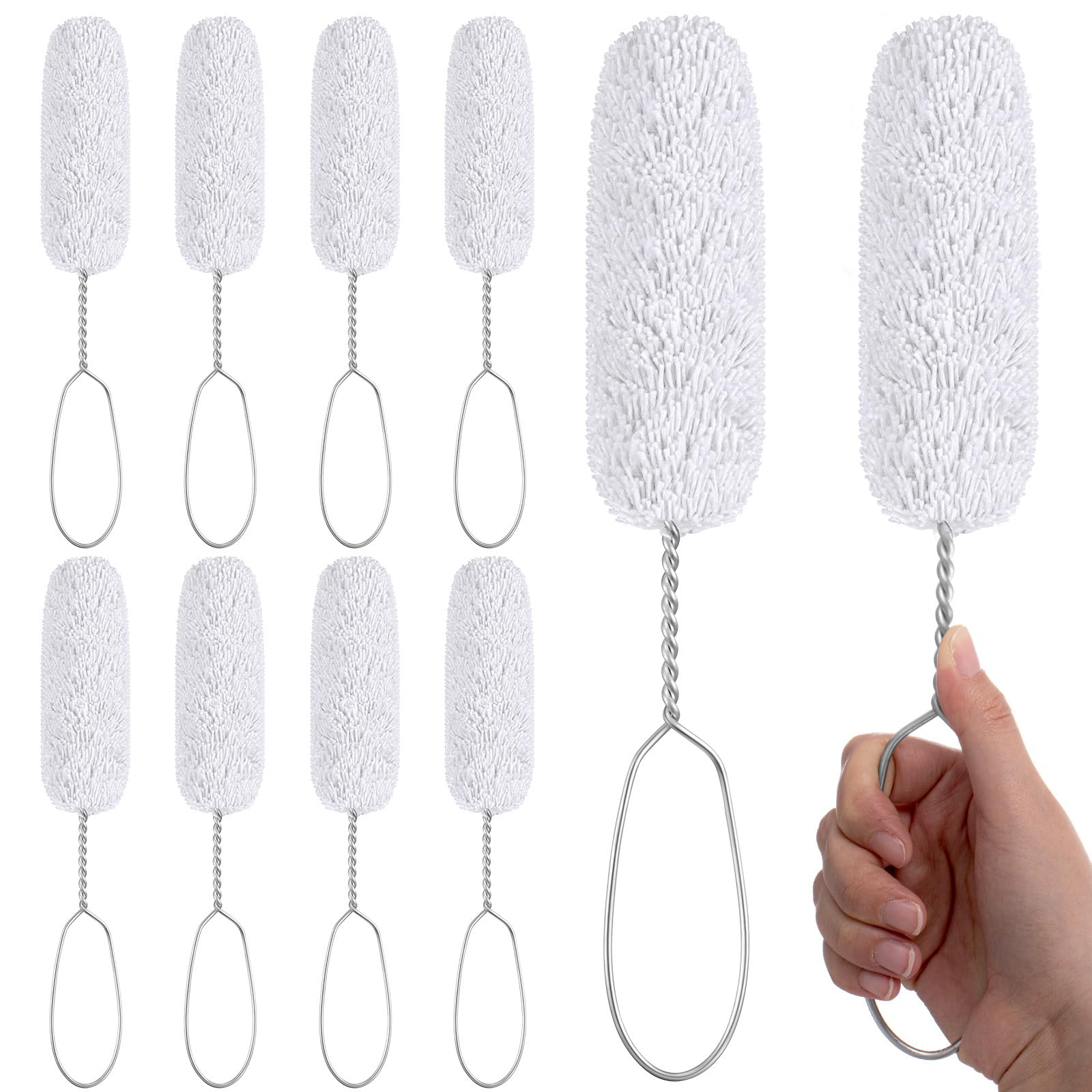 Teenyyou 10 Pack Tire Lube Brush Applicator Swabs 11.8 Inches Extra Long Handle Tire Lubricant Applicator for Changing Tires