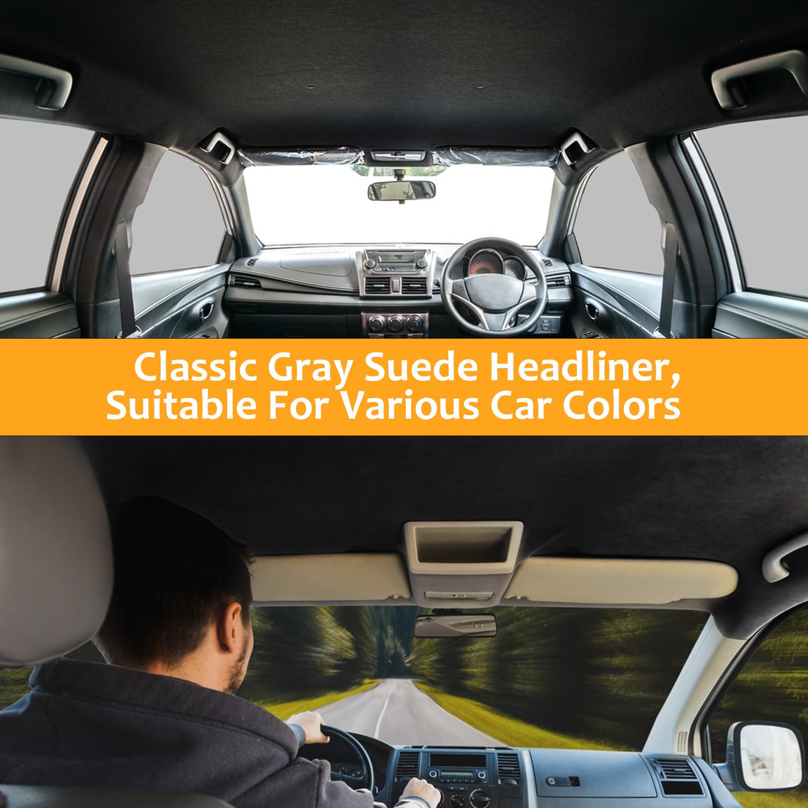 Suede Headliner Fabric With Foam Backing Material - Automotive/Home Micro-Suede Headliner Flame Retardant Fabric For Car Replace