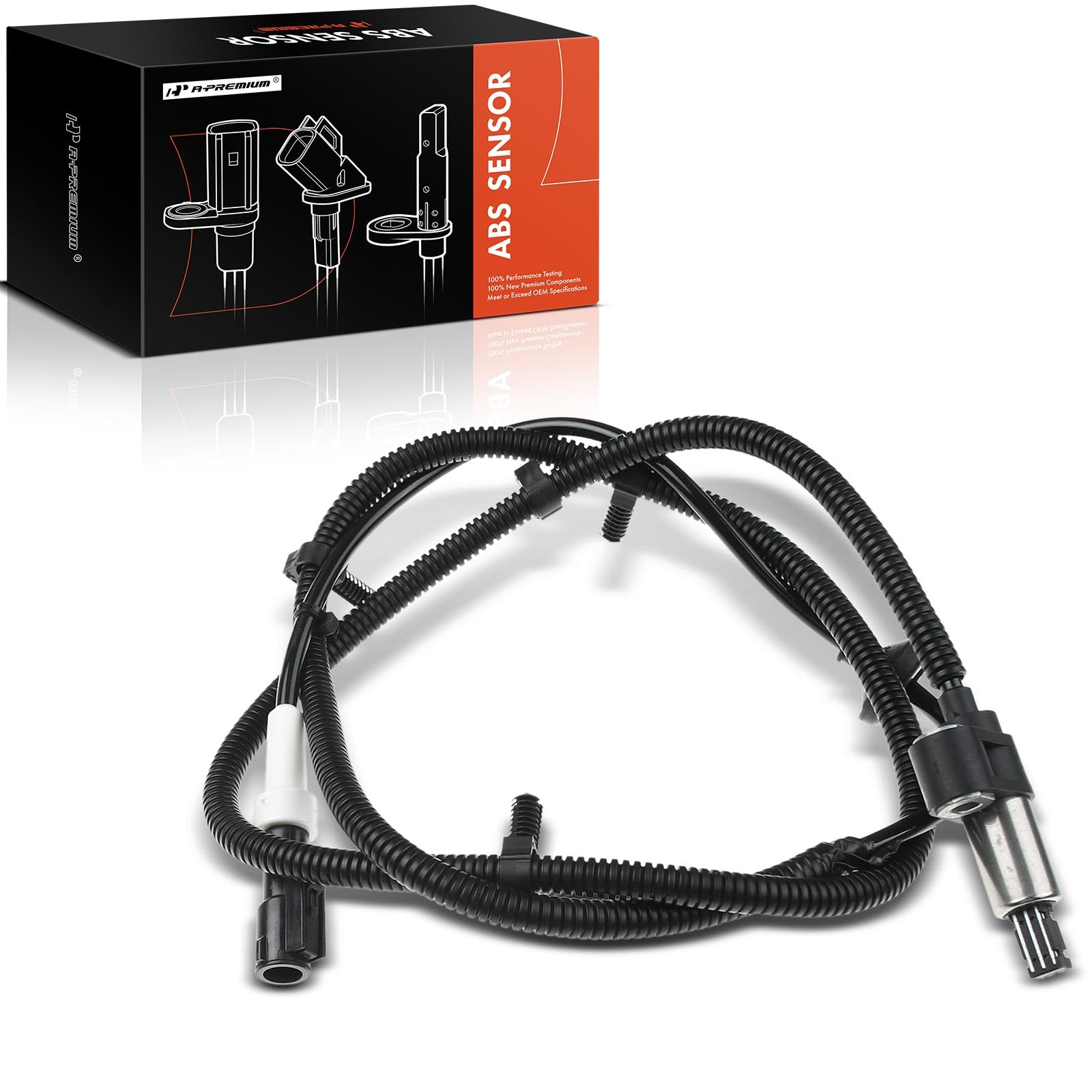 A-Premium Abs Wheel Speed Sensor Compatible With Ford, Lincoln & Mercury Models - Crown Victoria/Town Car/Grand Marquis 1998-200