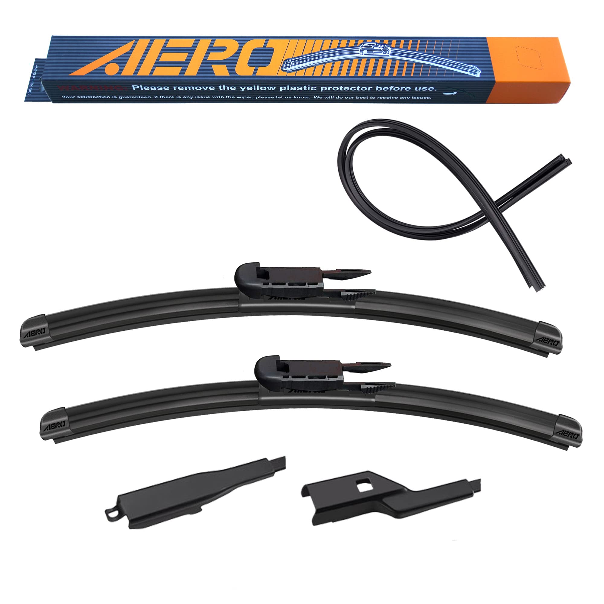 Aero Avenger 24''+21'' Premium All-Season Beam Windshield Wiper Blades Oem Replacement For Gmc Acadia 2017-2007 (Set Of 2)