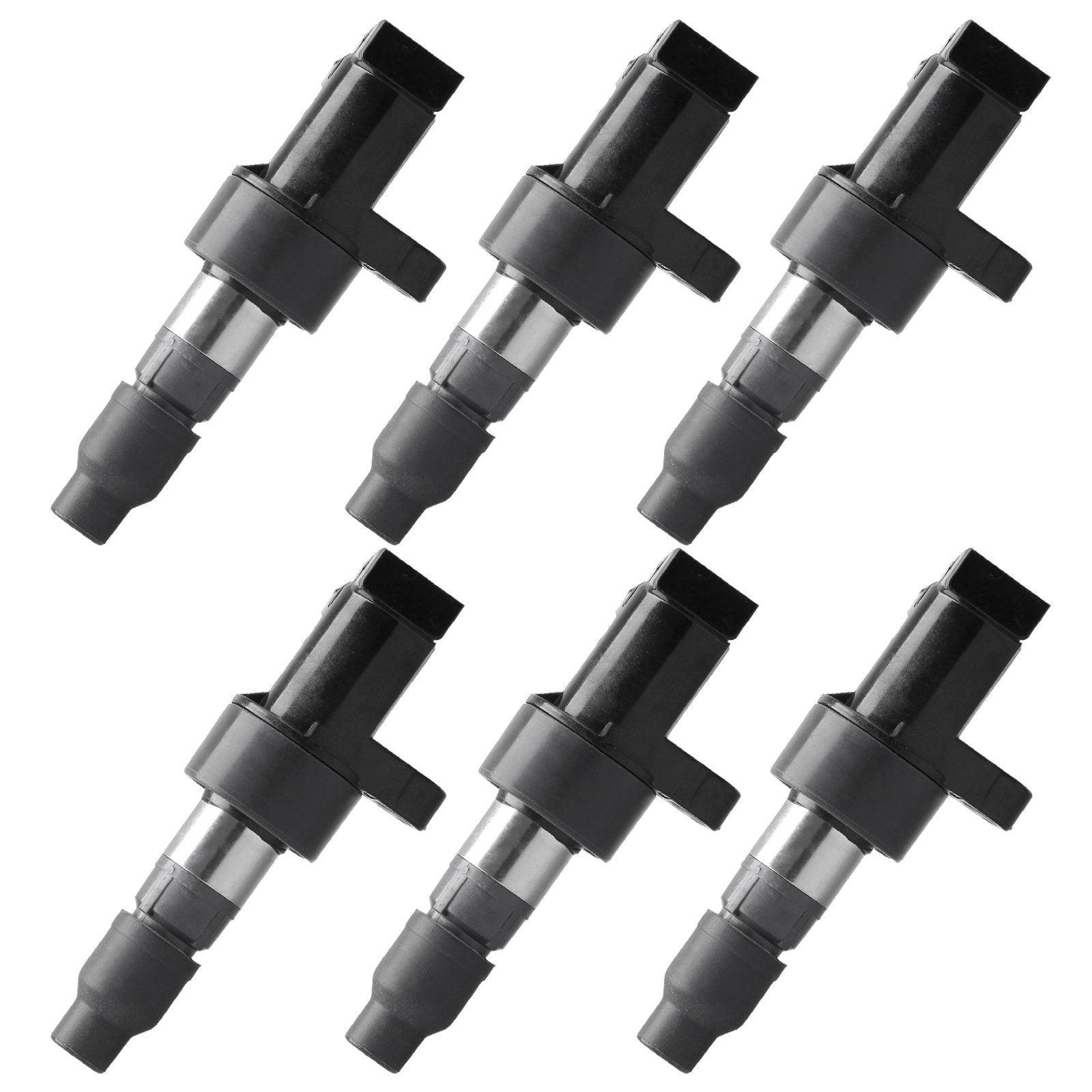 OCPTY Set of 6 Ignition Coils Compatible with OE: UF435 5C1399 IC555 Fit for Jaguar S-Type/X-Type V6 2.5L 3.0L 2002-2008