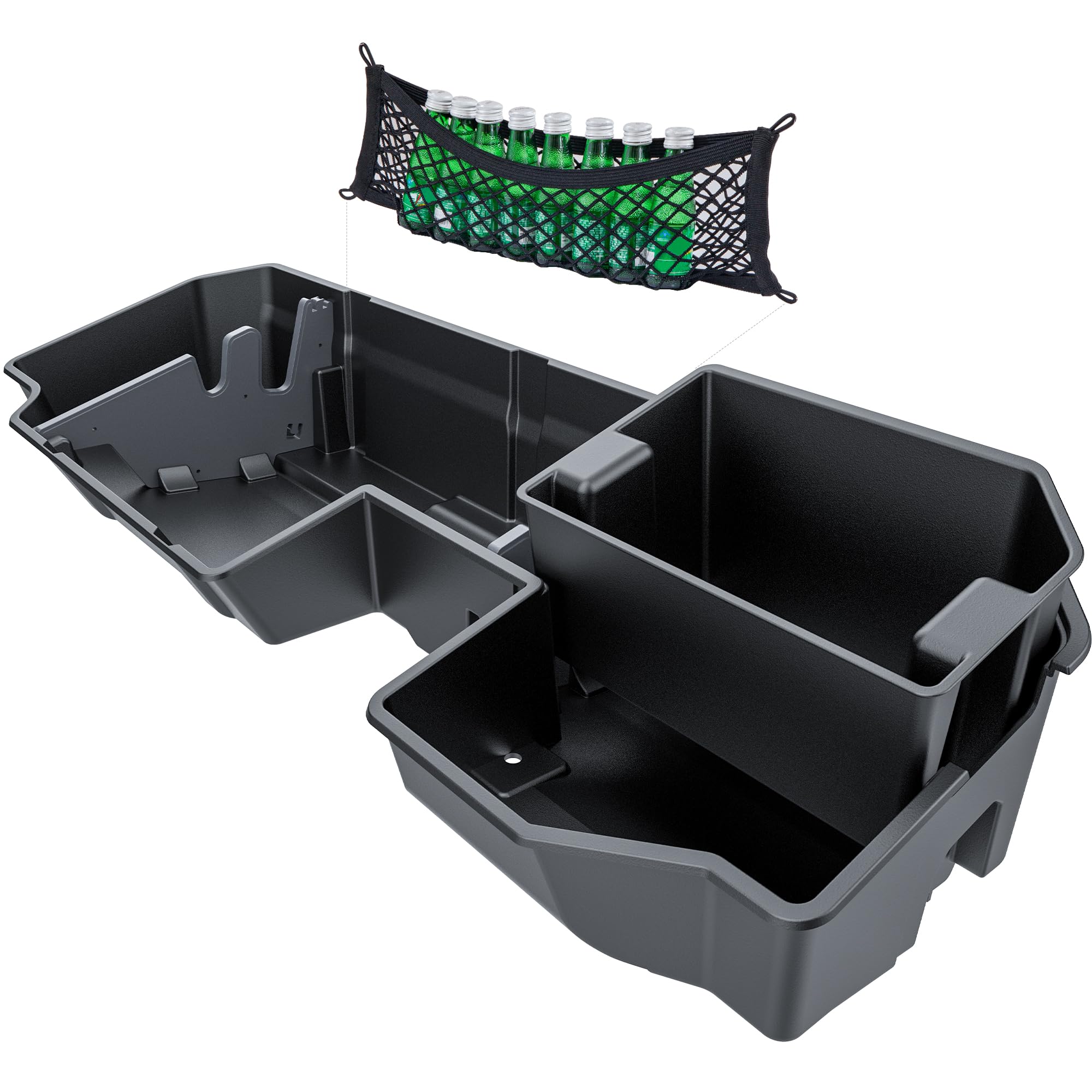 WHALEMOTOR Underseat Storage Compatible with Chevy Silverado/GMC Sierra 1500(2019-2024)&2500 3500 HD(2020-2024) Crew/Double Cab,