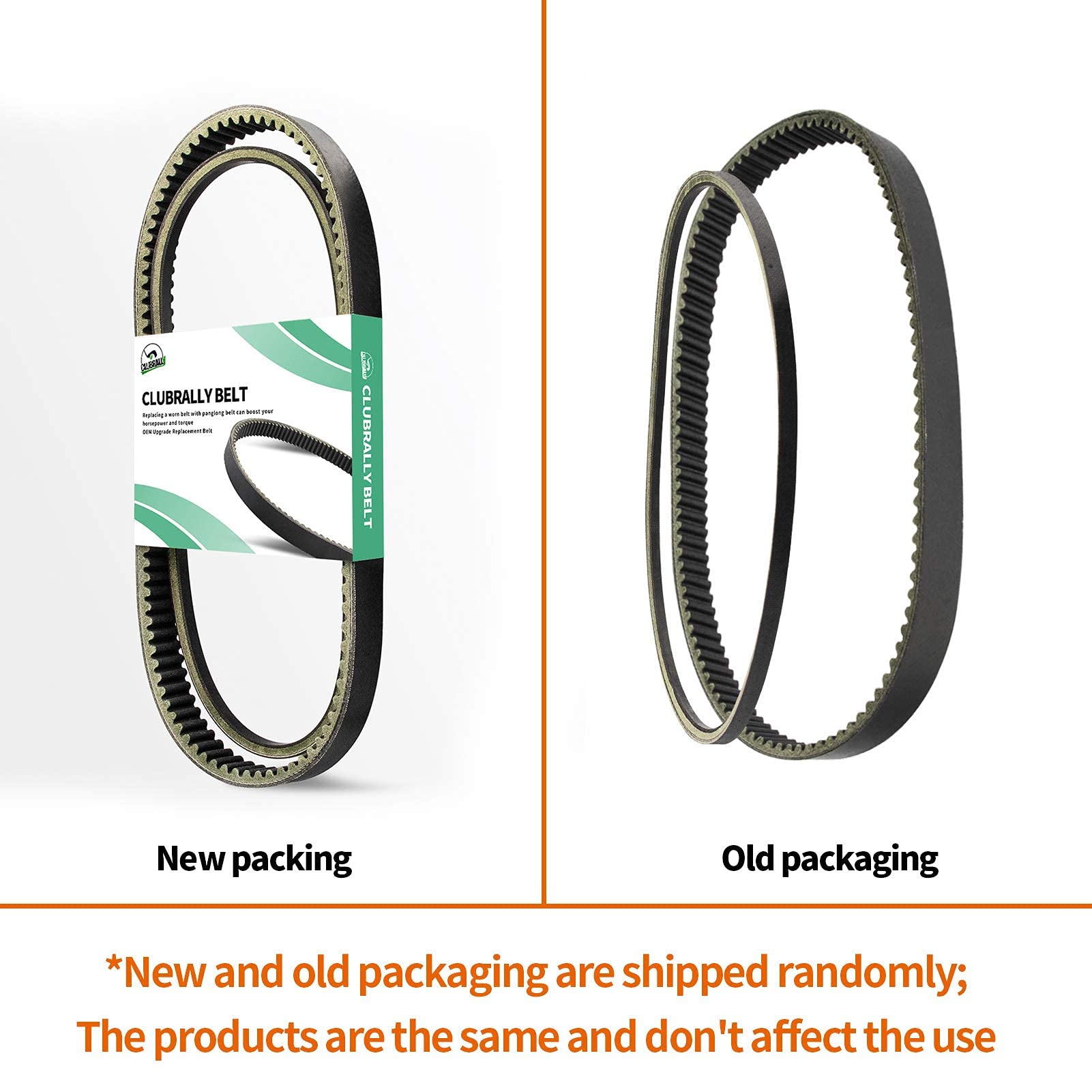 Clubrally Starter Generator/Drive Belt 4 Cycle Kit For Ezgo Txt Gas 1991-Up Golf Cart With 295/350Cc Robin Engines, Oem 72054G01