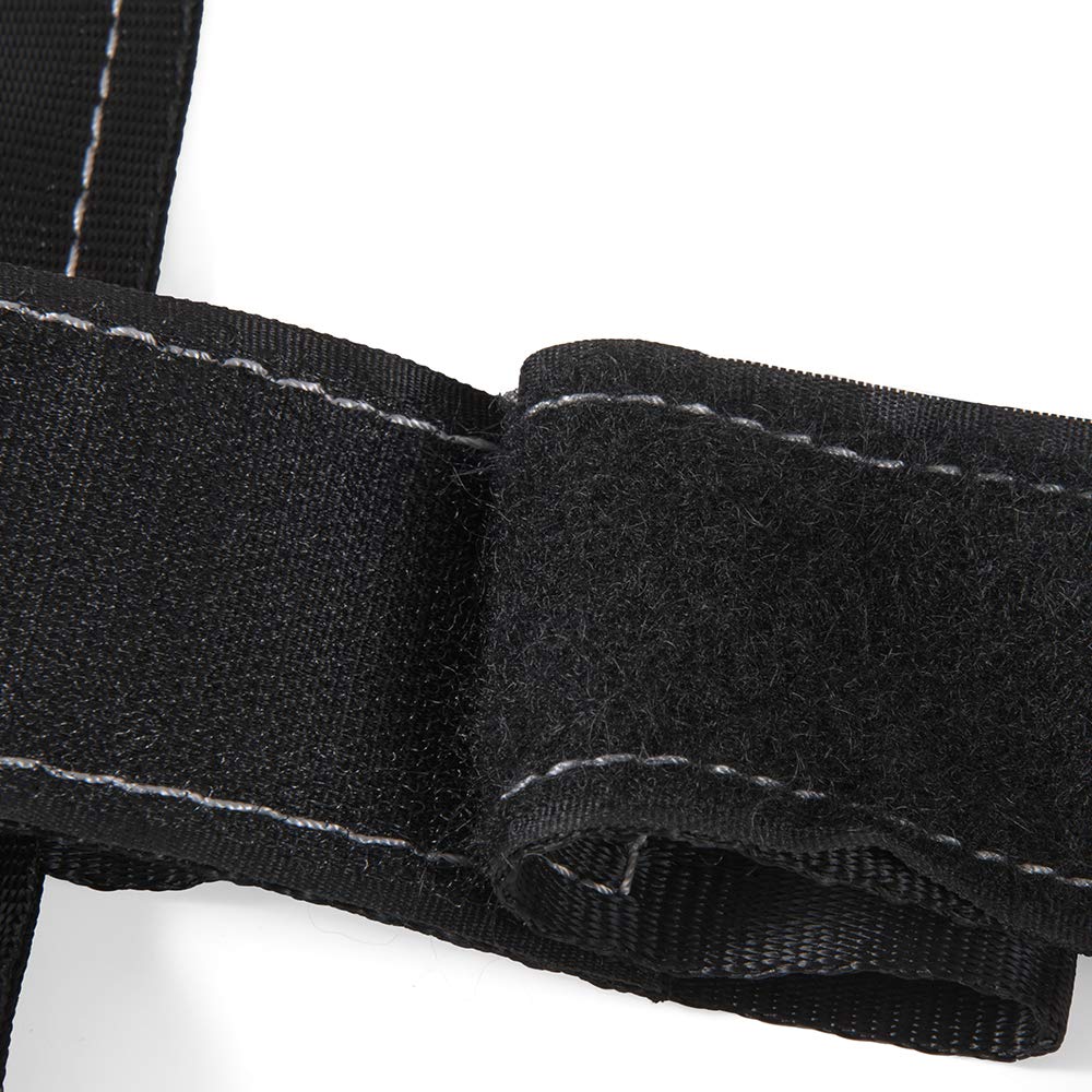 Moto4U Universal Motorcycle Rear Wheel Tie Down Strap In Black